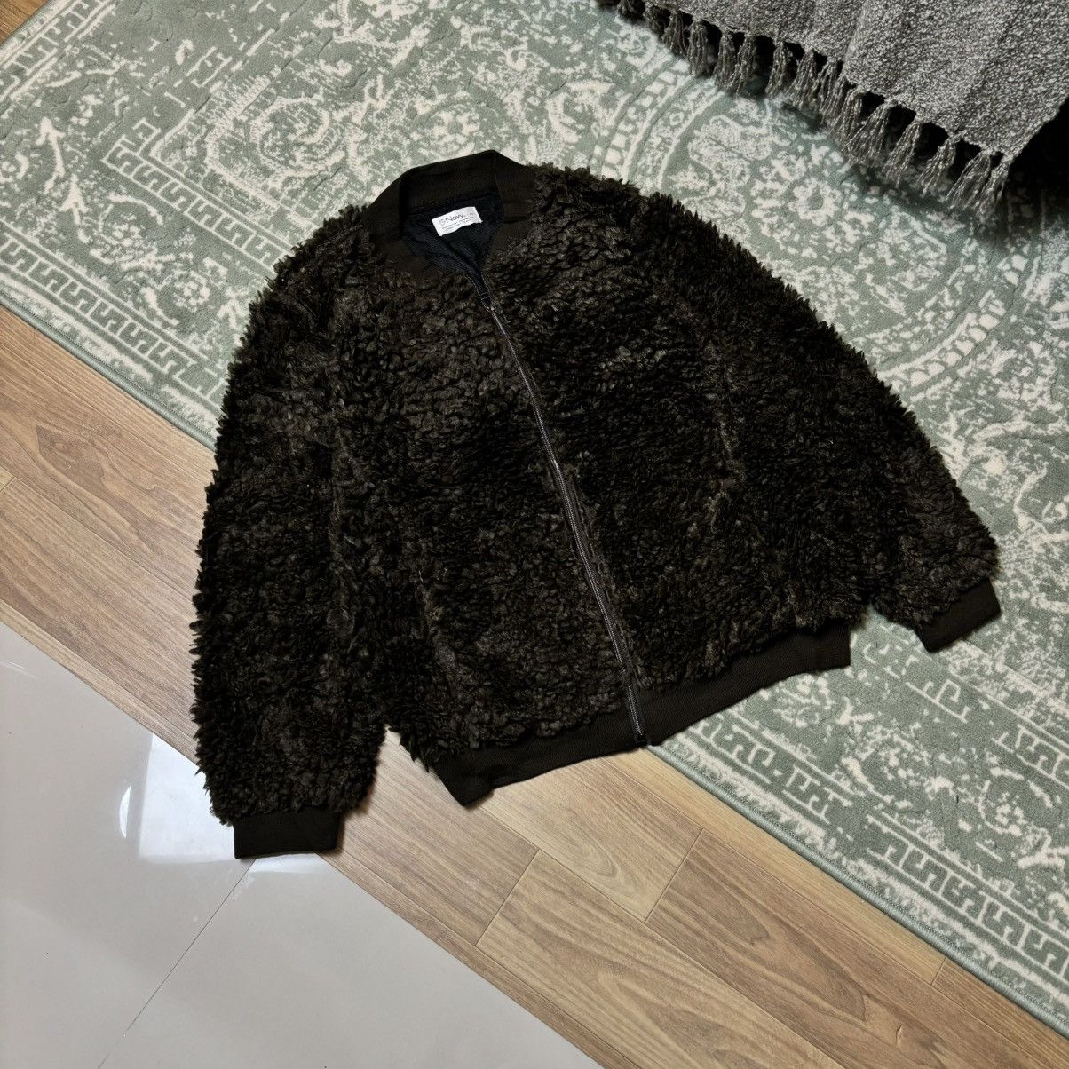 If Six Was Nine × Le Grande Bleu (L.G.B.) Navy Fur jacket IfSixWasNine LGB Style Size L / US 10 / IT 46 - 2 Thumbnail