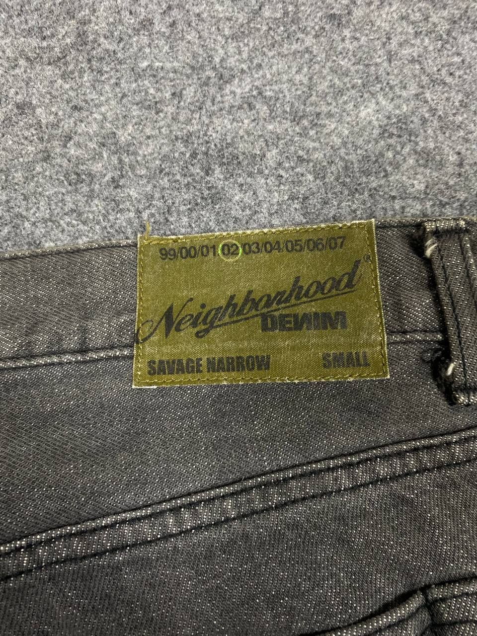 Neighborhood neighborhood savage narrow selvedge denim nice design Size US 32 / EU 48 - 5 Thumbnail