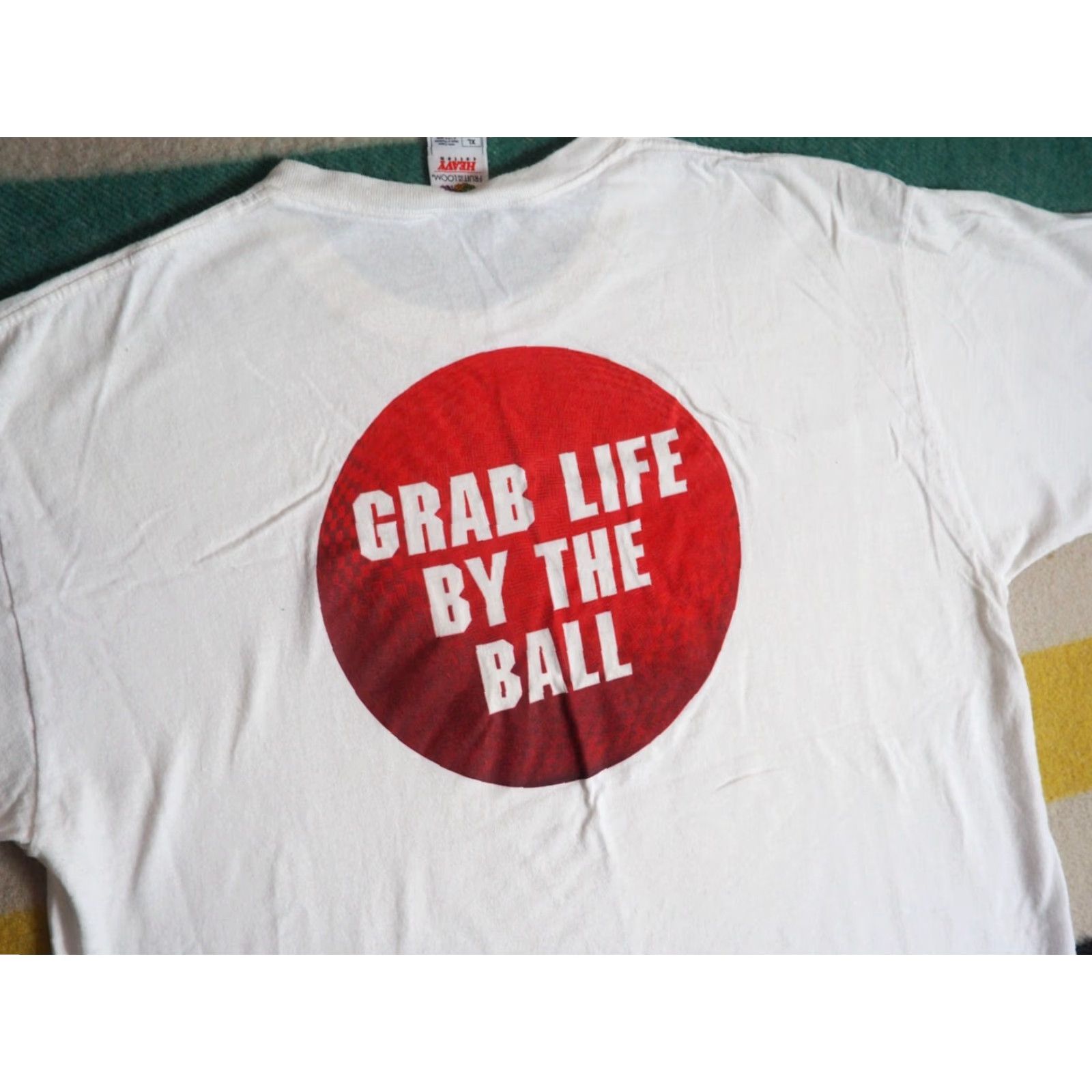 Fruit Of The Loom VINTAGE Fruit of the Loom Dodgeball Movie Promo Comedy White Tee T-Shirt Mens XL Size US XL / EU 56 / 4 - 4 Thumbnail