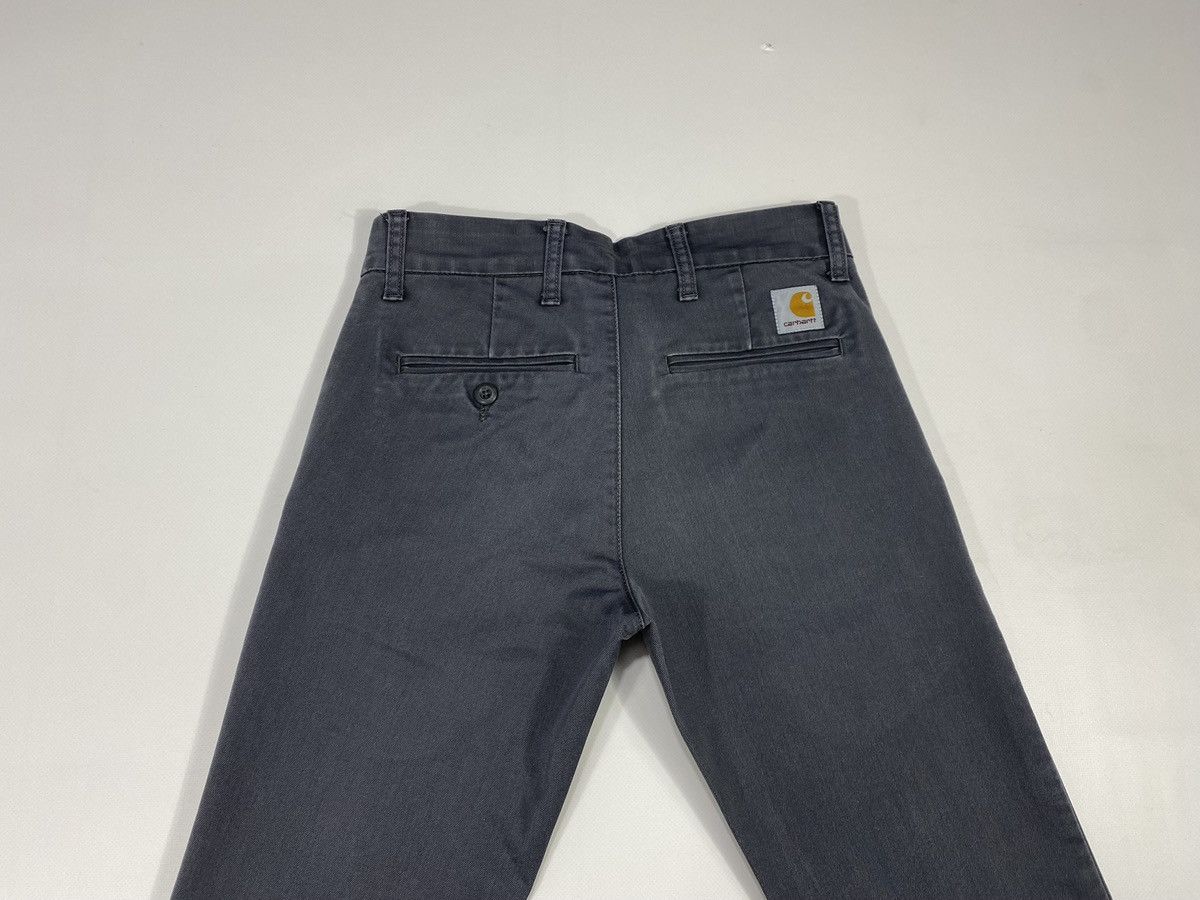Carhartt 🔥LASTDROP🔥 Carhartt WIP Sid Pants Slim Grey Classic Chino Size US 27 - 14 Thumbnail