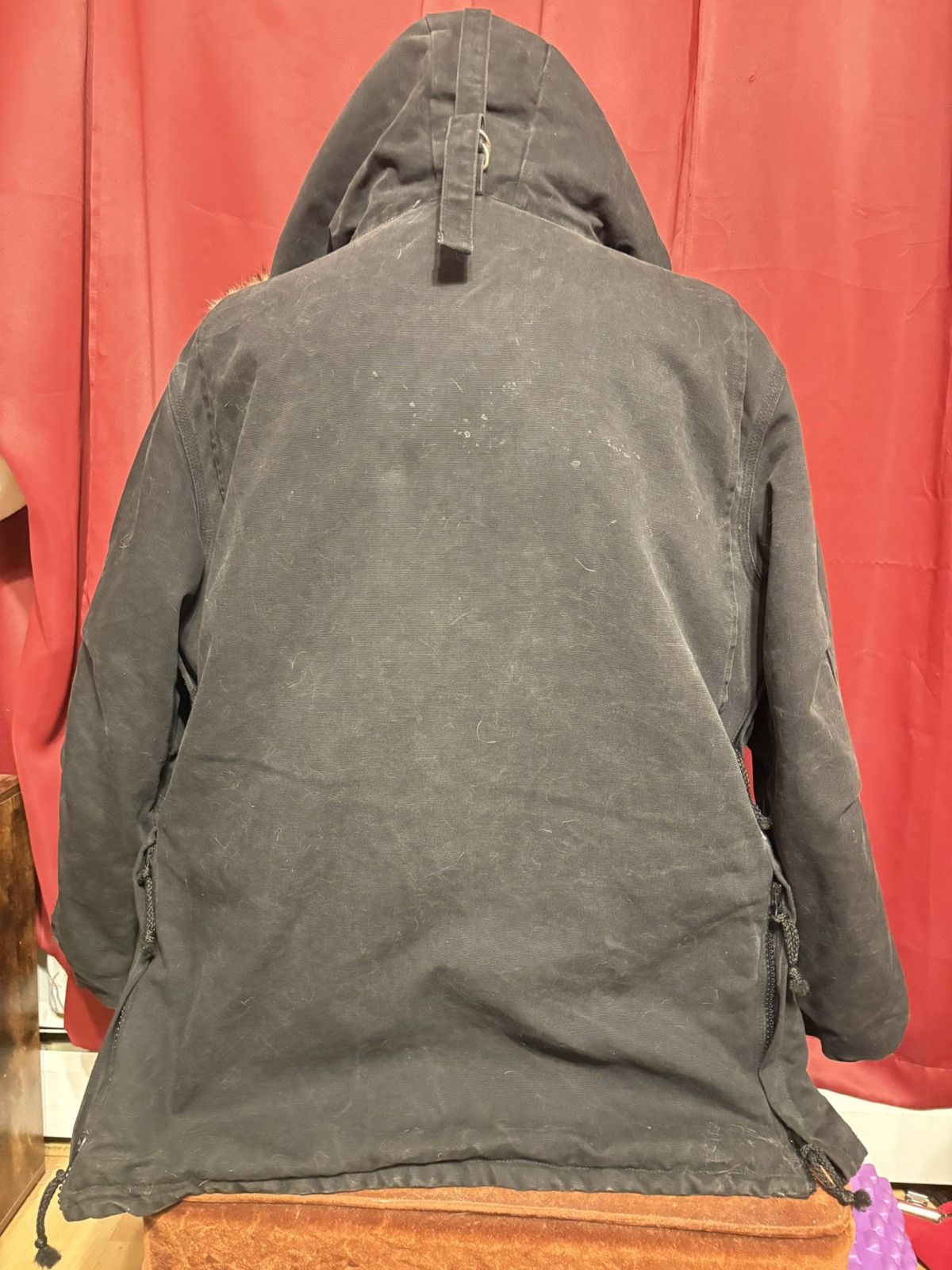 Carhartt Vintage Carhartt Siberian Jacket Fur Hood Workwear Grail Size US XXL / EU 58 / 5 - 2 Thumbnail