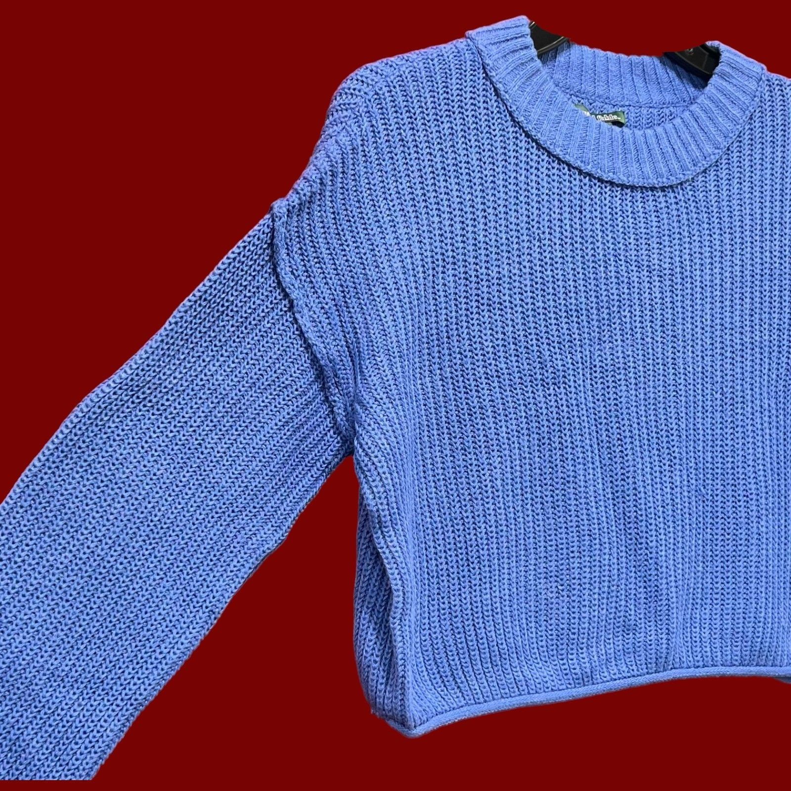 Other Wild Fable - Women's Ribbed Knit Crop Sweater Long Sleeve Cr Size XS / US 0-2 / IT 36-38 - 12 Thumbnail