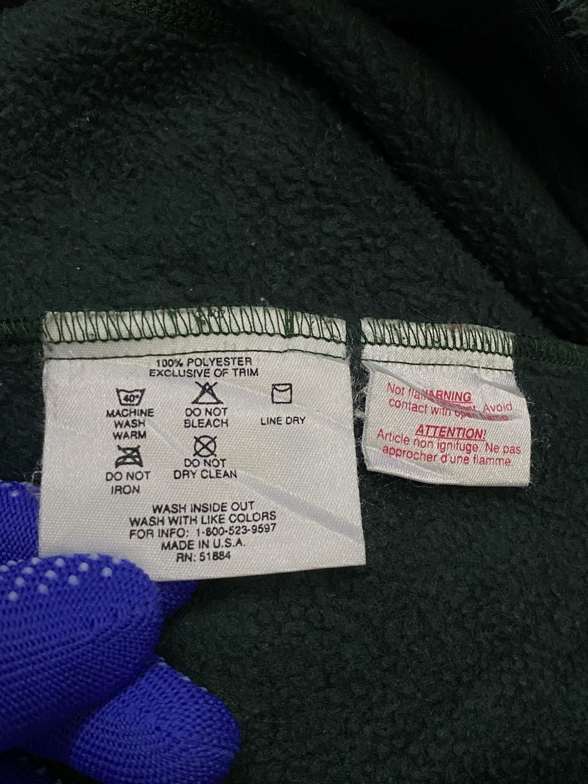 Patagonia Vintage 90s Patagonia Green Full Zip Synchilla Fleece Jacket Size US XL / EU 56 / 4 - 11 Thumbnail