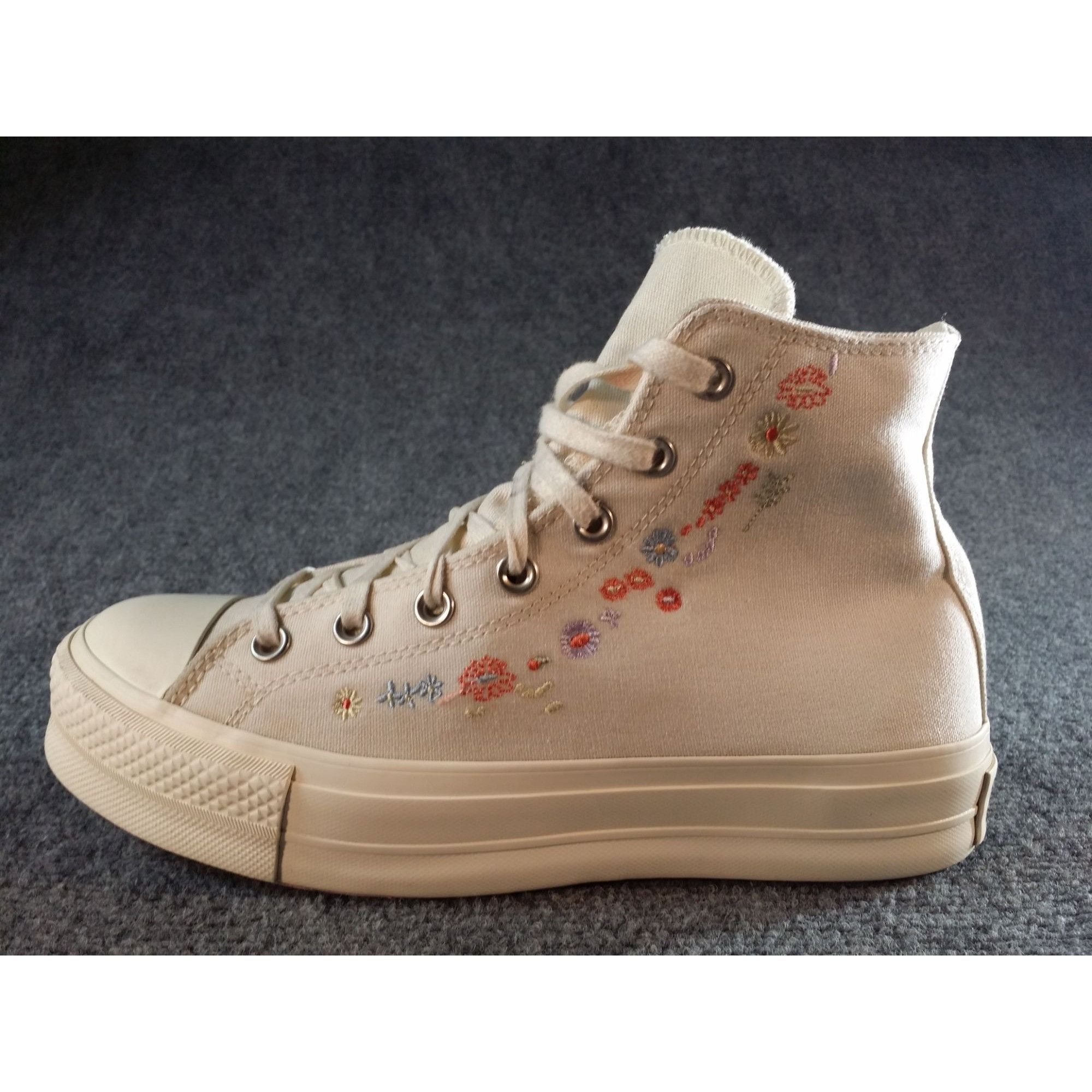 Converse Converse All Star Lift High Spring Sneakers Women Sz 9 Flora ...