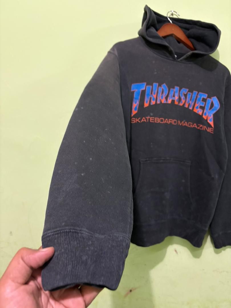 Thrasher Vintage Thrasher Hoodies Flame Logo Skate hoodie Size US M / EU 48-50 / 2 - 2 Thumbnail