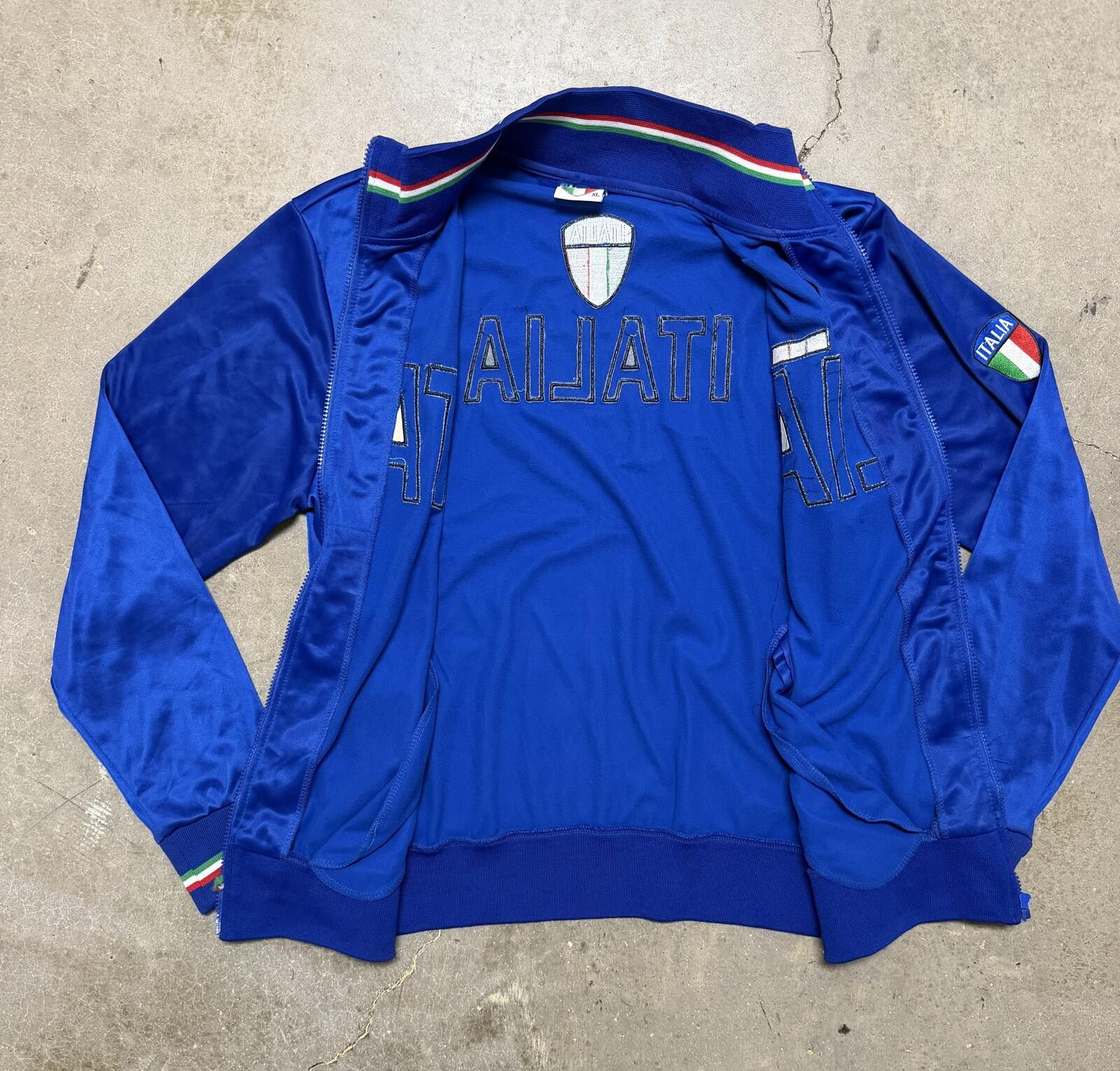 Other Italia Jacket Mens XL Blue Full Zip Size US XL / EU 56 / 4 - 3 Thumbnail