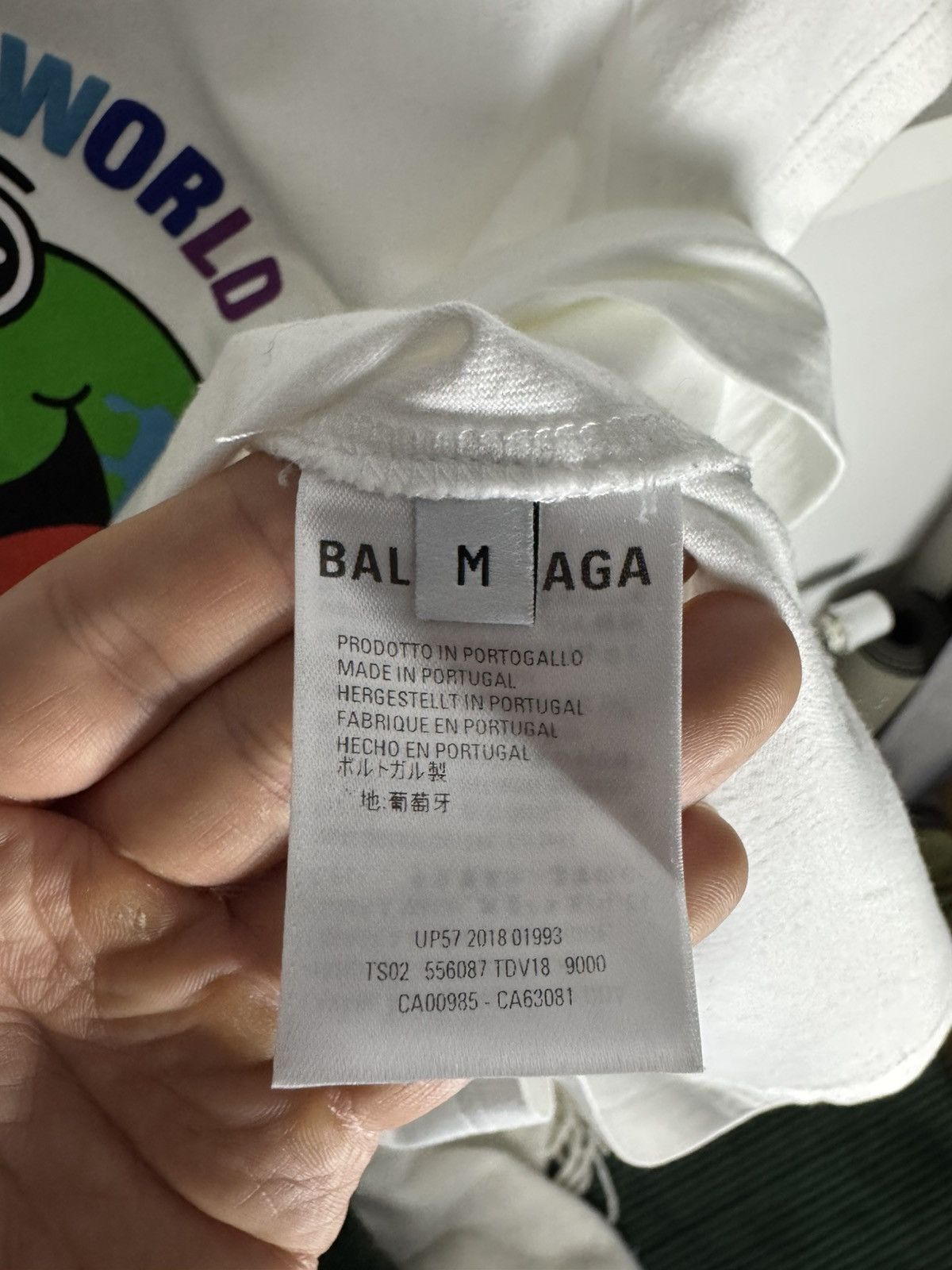 Balenciaga Balenciaga Designer World logo t-shirt hype streetwear Size M / US 6-8 / IT 42-44 - 5 Thumbnail