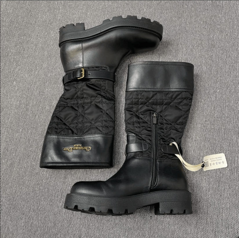 Dior Dior Calfskin Leather High Boot Size US 8 / IT 38 - 6 Thumbnail