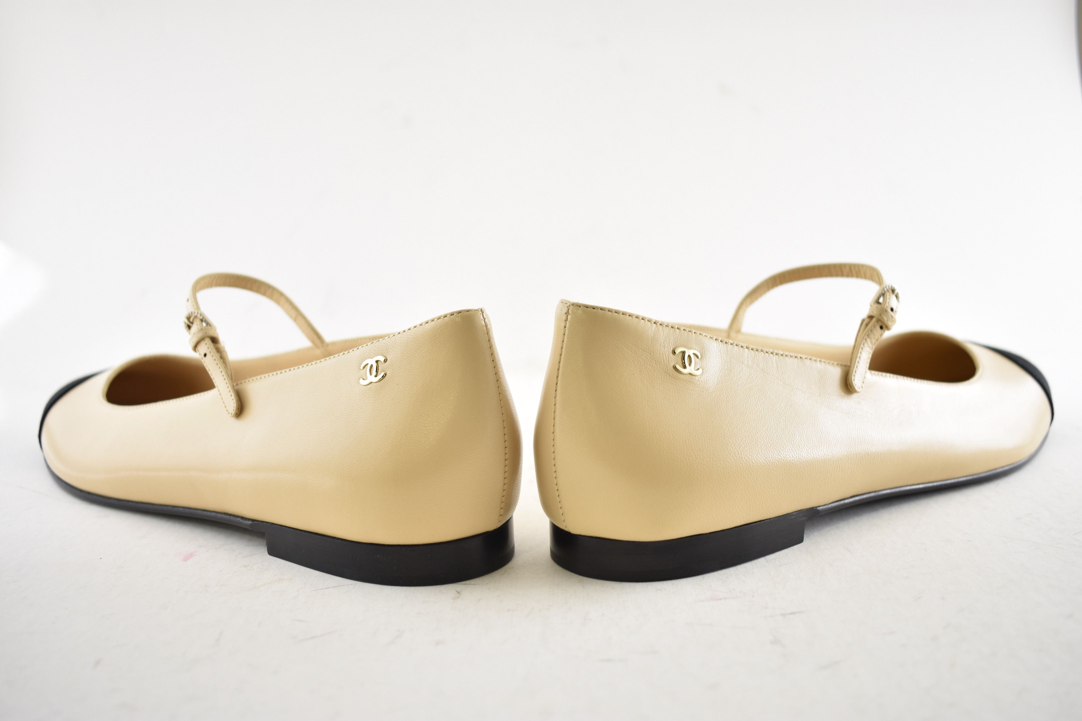 Chanel Chanel 24A CC Logo Mary Jane Ballerina Ballet Flat 42 Size US 12 / IT 42 - 16 Thumbnail