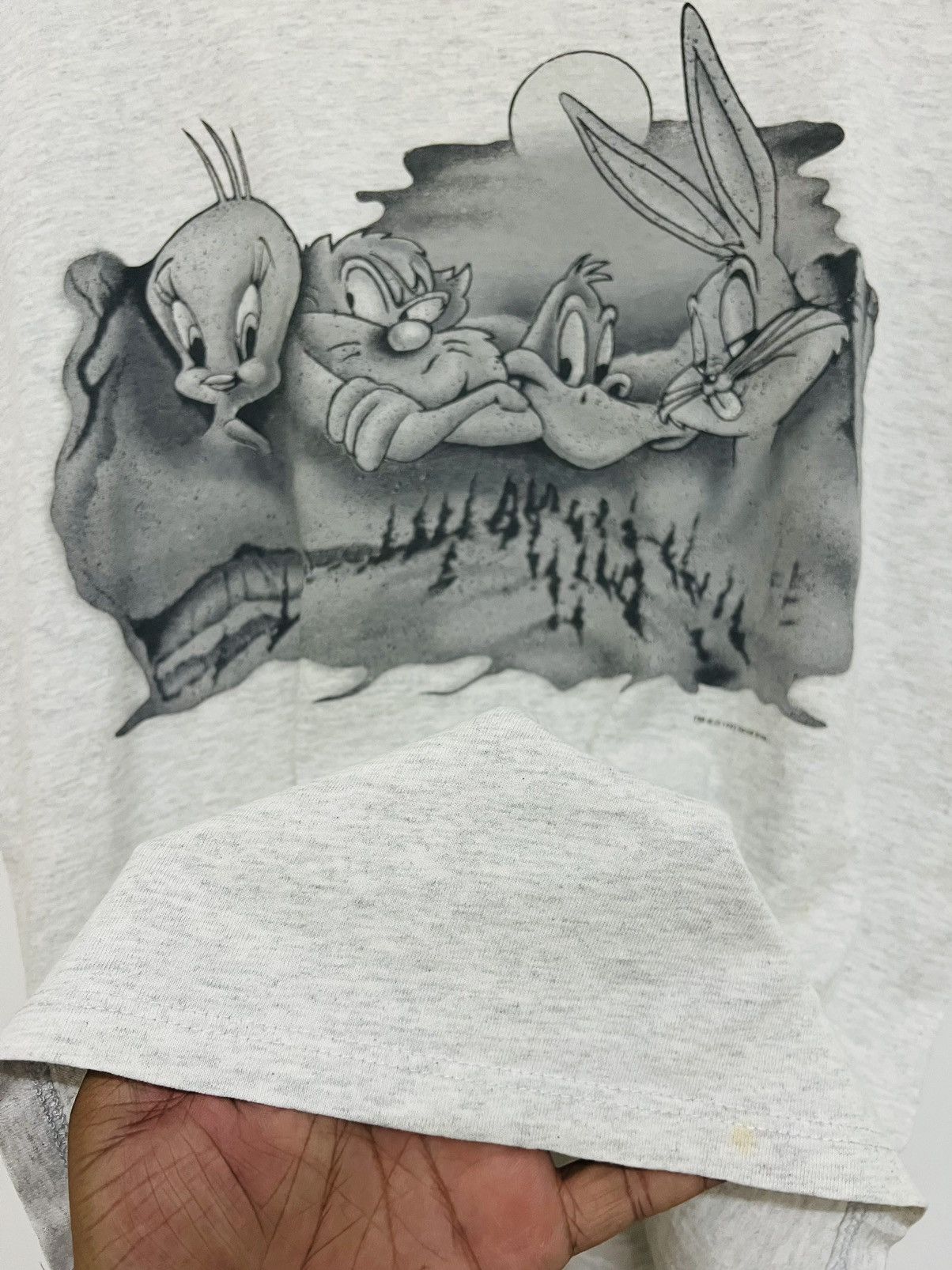 Vintage × Warner Bros Vintage 90s Looney Tunes Desert Tee Size US M / EU 48-50 / 2 - 5 Thumbnail