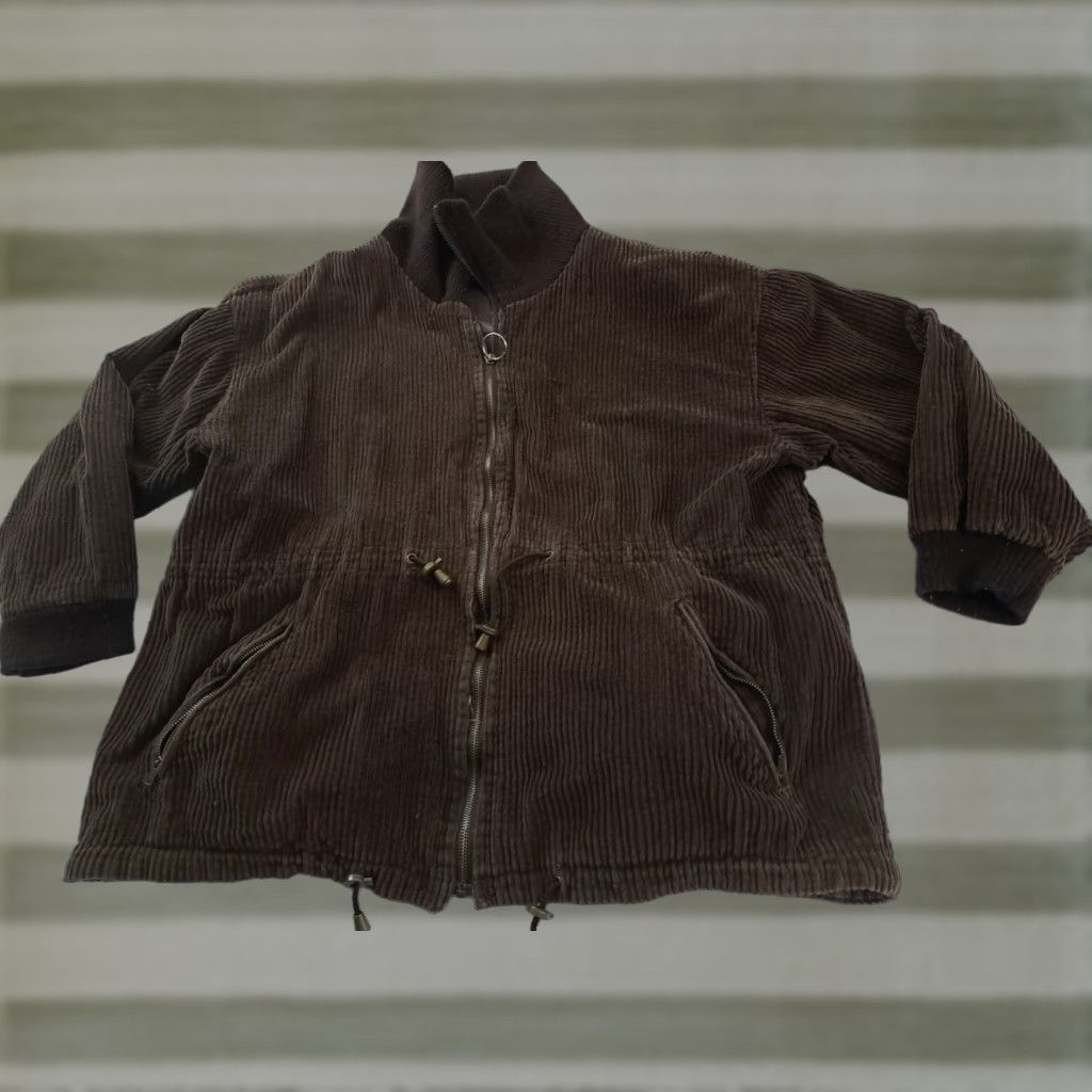 Vintage VINTAGE Corduroy Plaid Lined Brown Full Zip Jacket 2XL Parka Jacket Cotton Corduroy Unisex Adults Winter Fall Size US XXL / EU 58 / 5 - 1 Thumbnail
