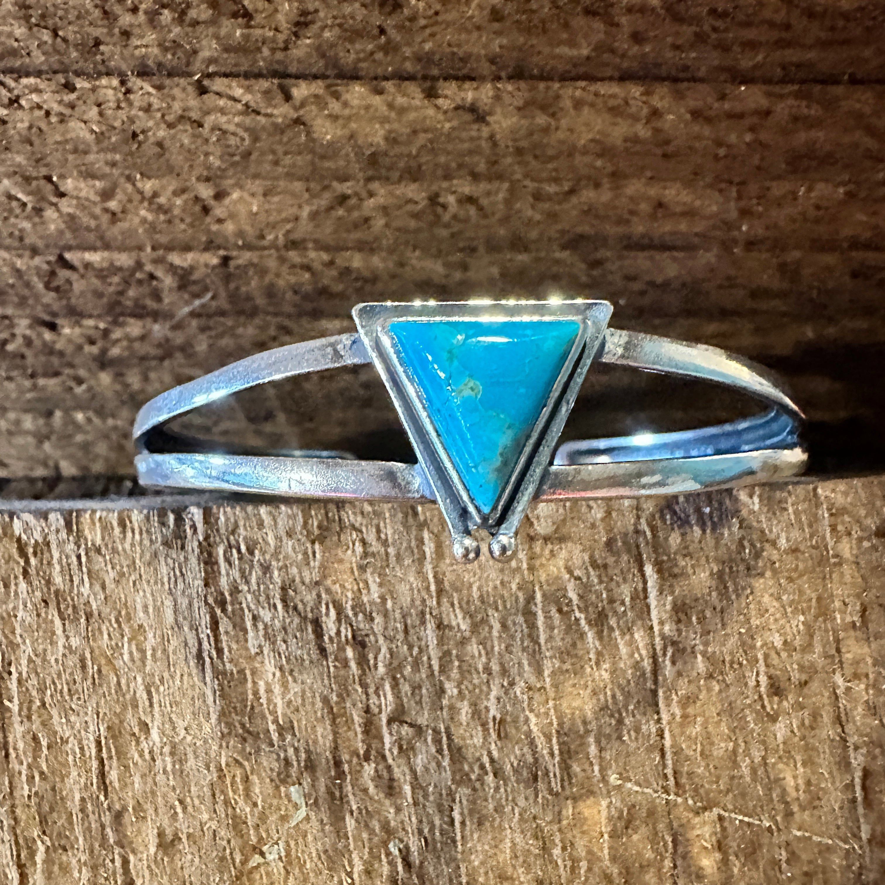 Other Native American Hanale Cuff Bracelet with Turquoise - Authen Size ONE SIZE - 9 Thumbnail
