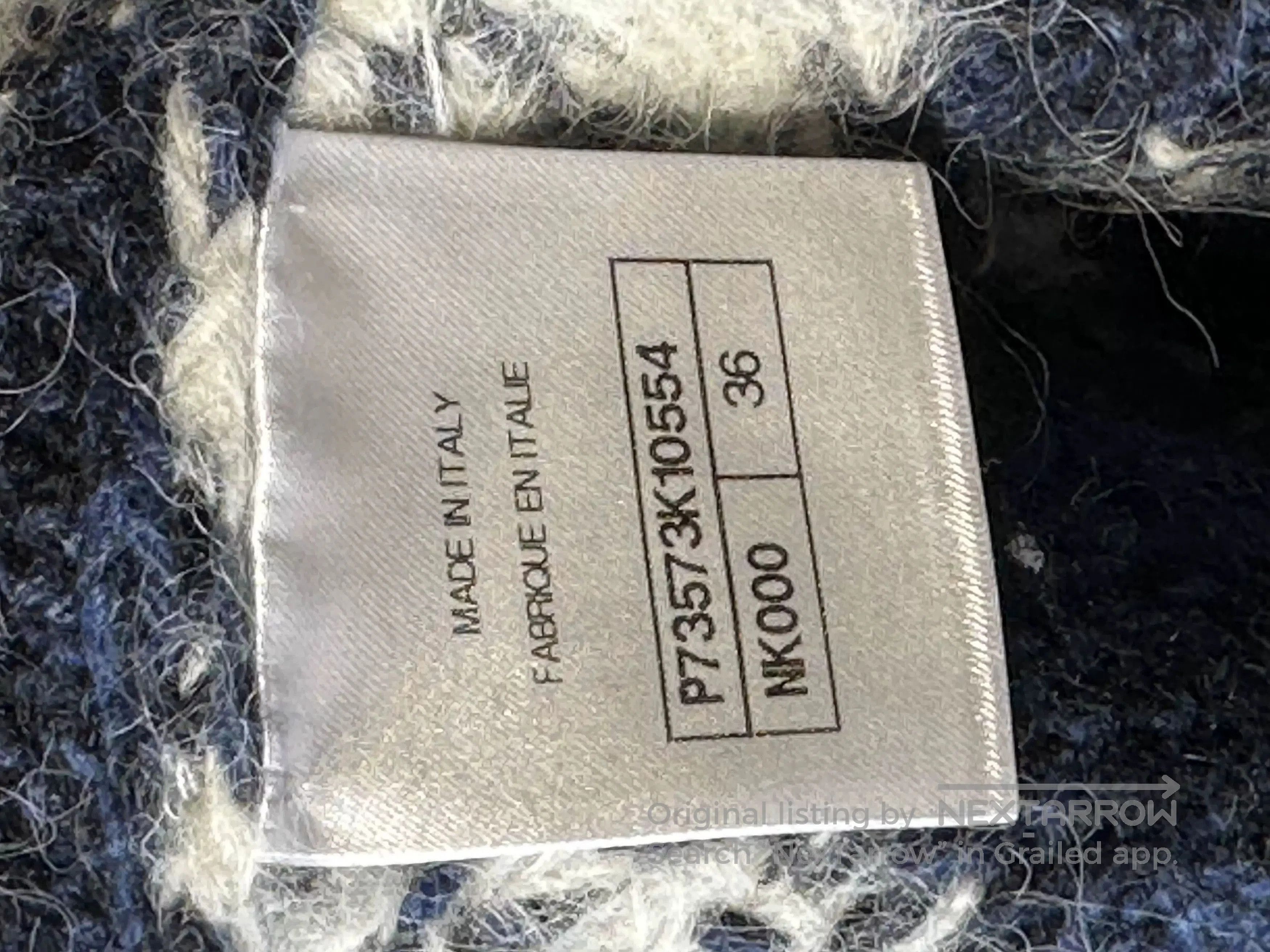 Chanel Chanel 2023 Camellia Blue White Cardigan. Size US XS / EU 42 / 0 - 4 Thumbnail