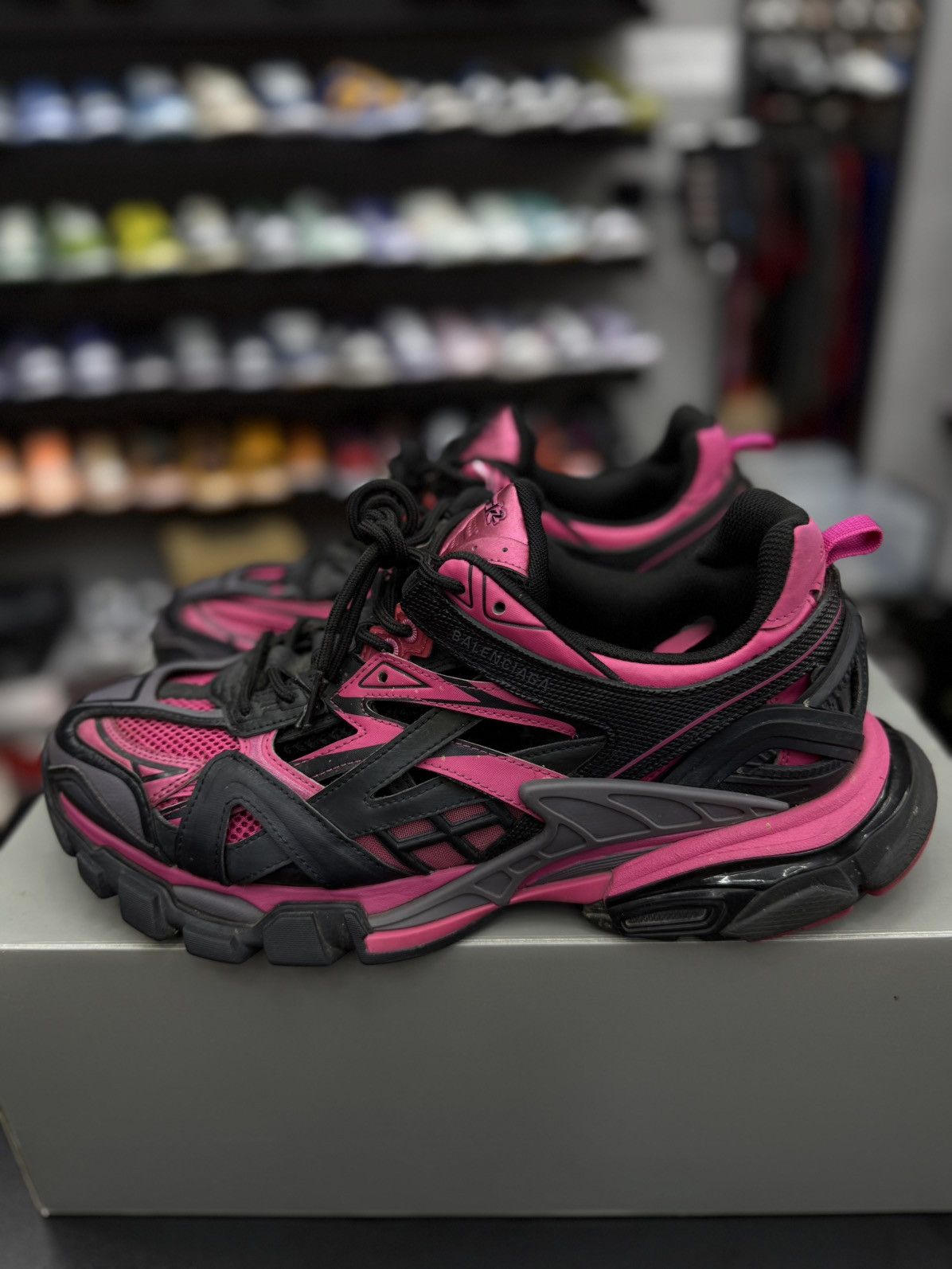 Balenciaga Balenciaga Men’s Track 2 Pink 12US/45EU $1000 Retail Size US 12 / EU 45 - 5 Thumbnail