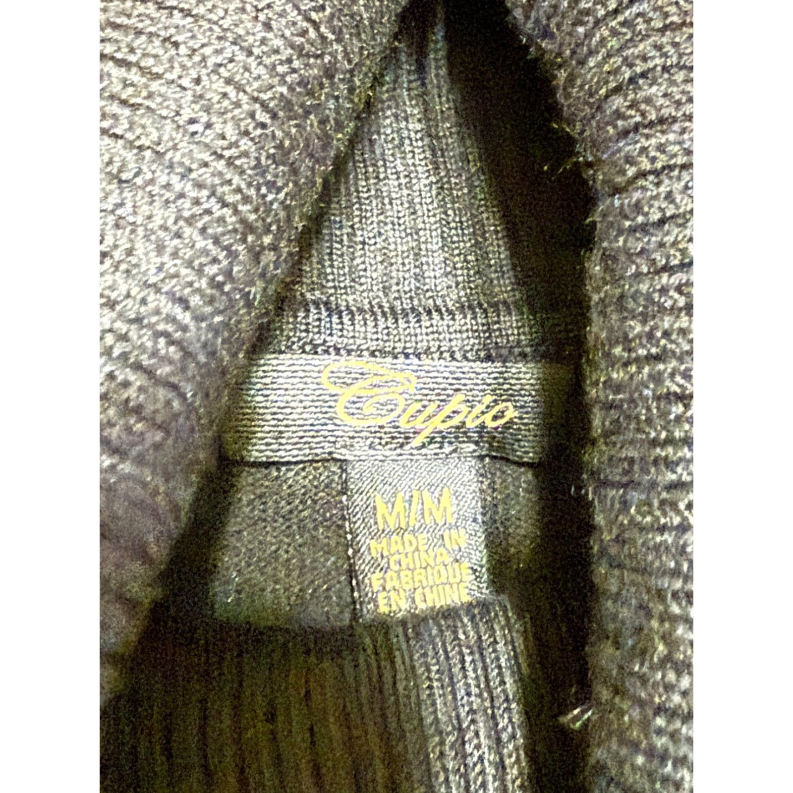 Vintage VINTAGE Cupio Sweater Shirt Womens M Black Turtleneck Long Sleeve Pullover Size M / US 6-8 / IT 42-44 - 5 Thumbnail