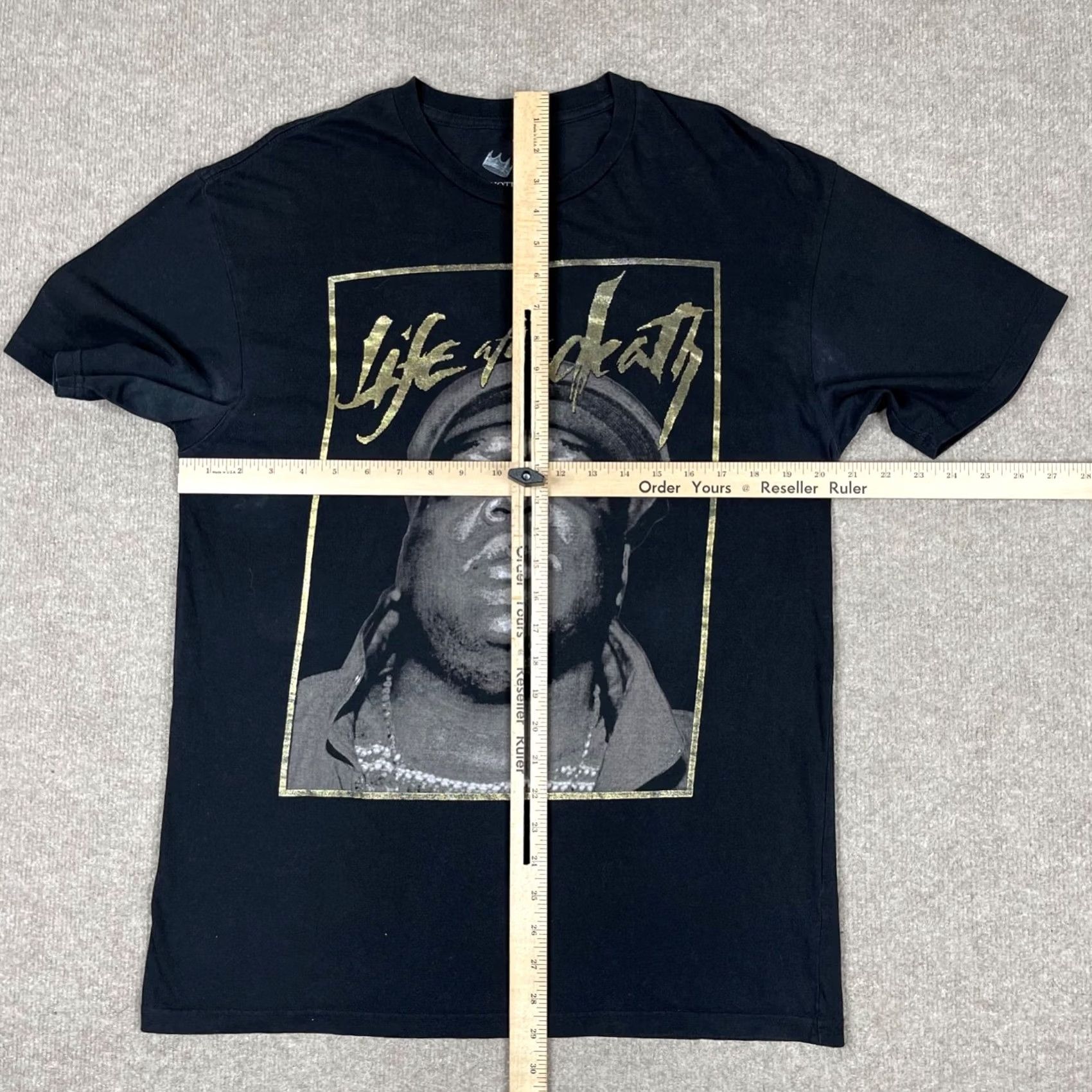 Vintage Notorious BIG Shirt Mens L Black Short Sleeve Crew Neck Hypnotize Graphic Tee Hip Hop Rap Size US L / EU 52-54 / 3 - 5 Thumbnail