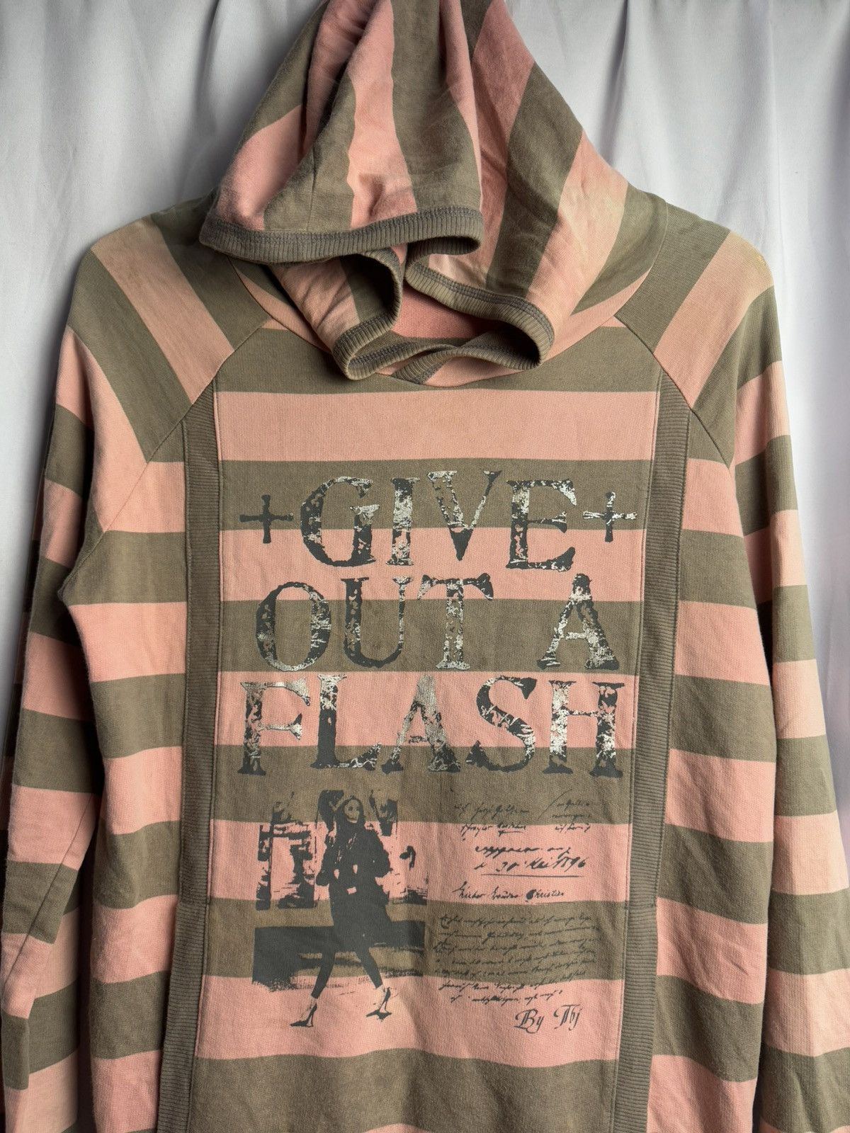 Hysteric Glamour × If Six Was Nine × Japanese Brand Japanese Poem Hoodie Stripe Tbj Lgb ifsix style Size US M / EU 48-50 / 2 - 2 Thumbnail