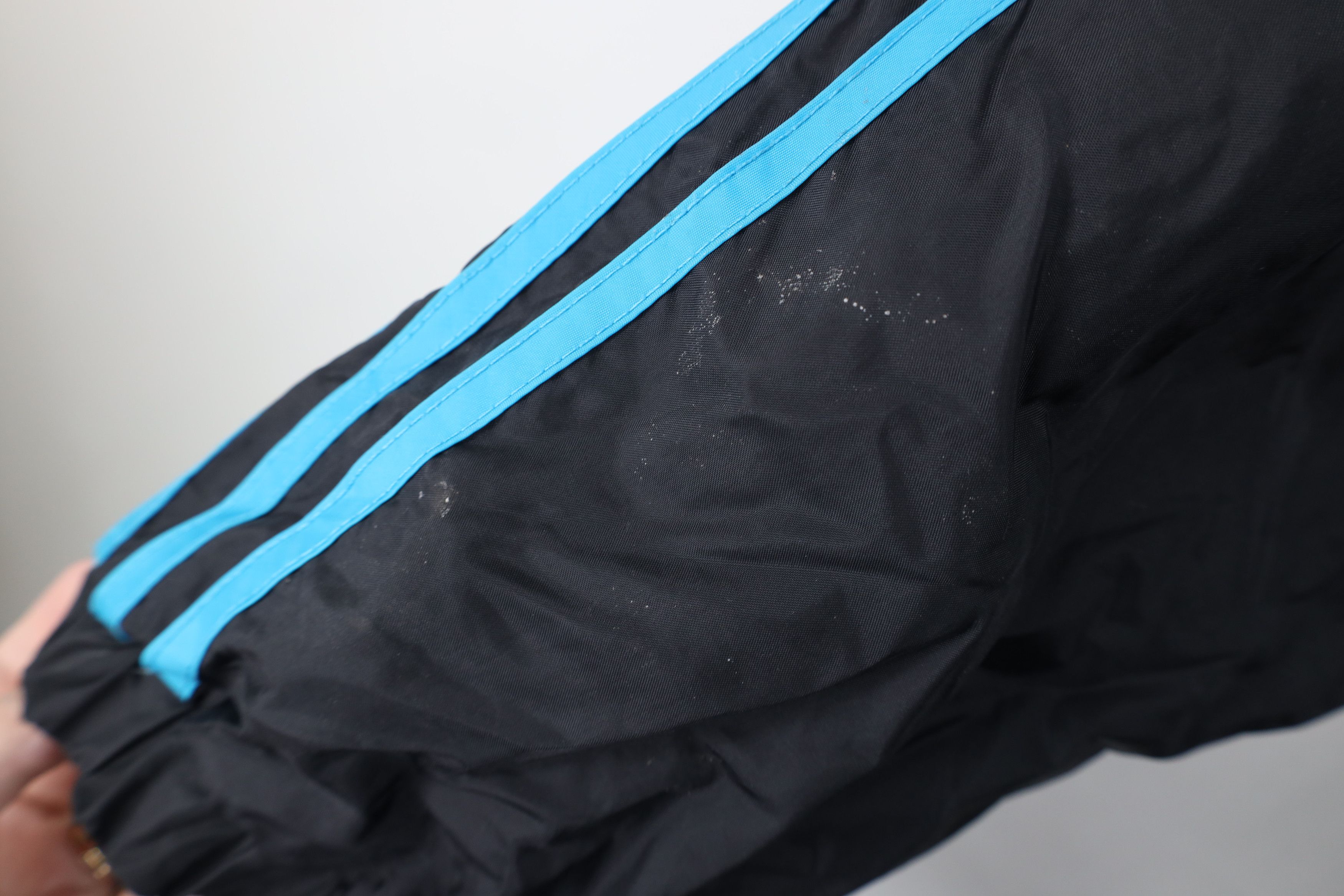 Adidas Vintage 90s Adidas Spell Out Lined Hooded Windbreaker Jacket Size US XL / EU 56 / 4 - 8 Thumbnail