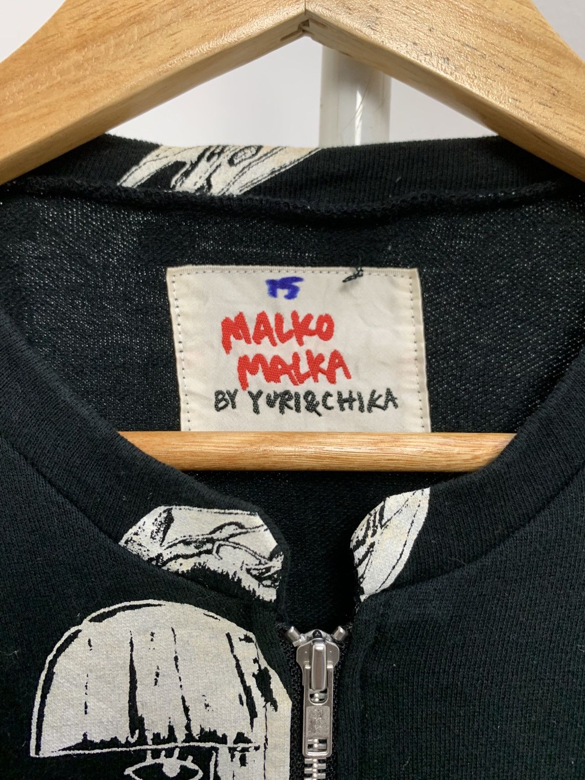 Japanese Brand × Vintage Art OVP Malko Malka by Yuri&Chika zipper sweater Size S / US 4 / IT 40 - 3 Thumbnail