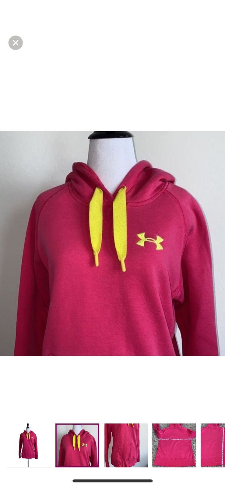 Under Armour Under armour XS pink stone hoodie Size XS / US 0-2 / IT 36-38 - 4 Thumbnail