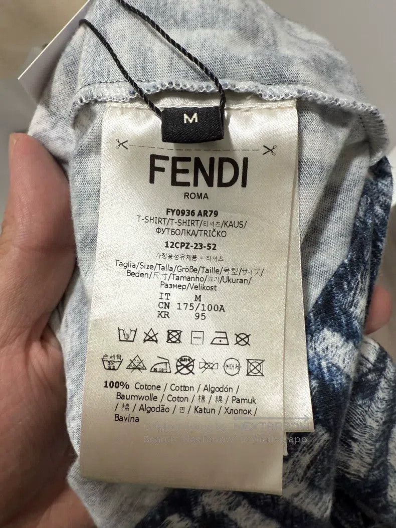 Fendi Fendi FF Full Print Colorful Graffiti Logo Short Sleeve Sh Size US M / EU 48-50 / 2 - 5 Thumbnail