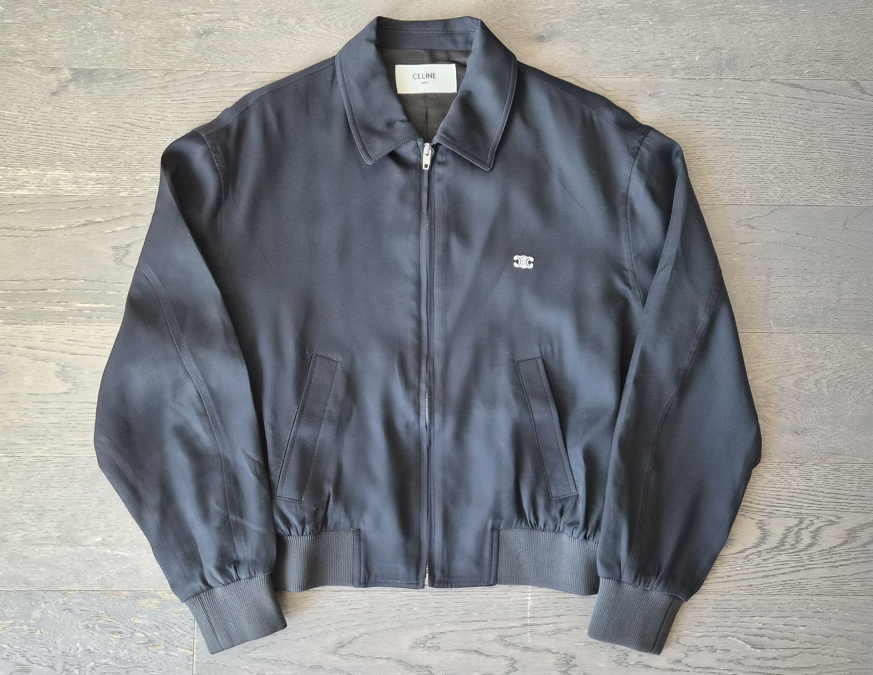 Celine Celine Logo Embroidered Blouson Jacket Size US M / EU 48-50 / 2 - 2 Thumbnail