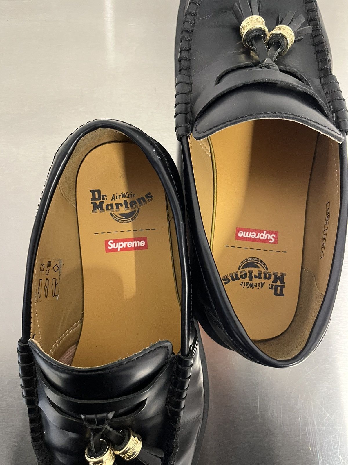 Supreme×Dr.Martens Penton Tassel Loafer Supreme x Dr. Martens Penton Tassel Loafers - Size 6 - Blue
