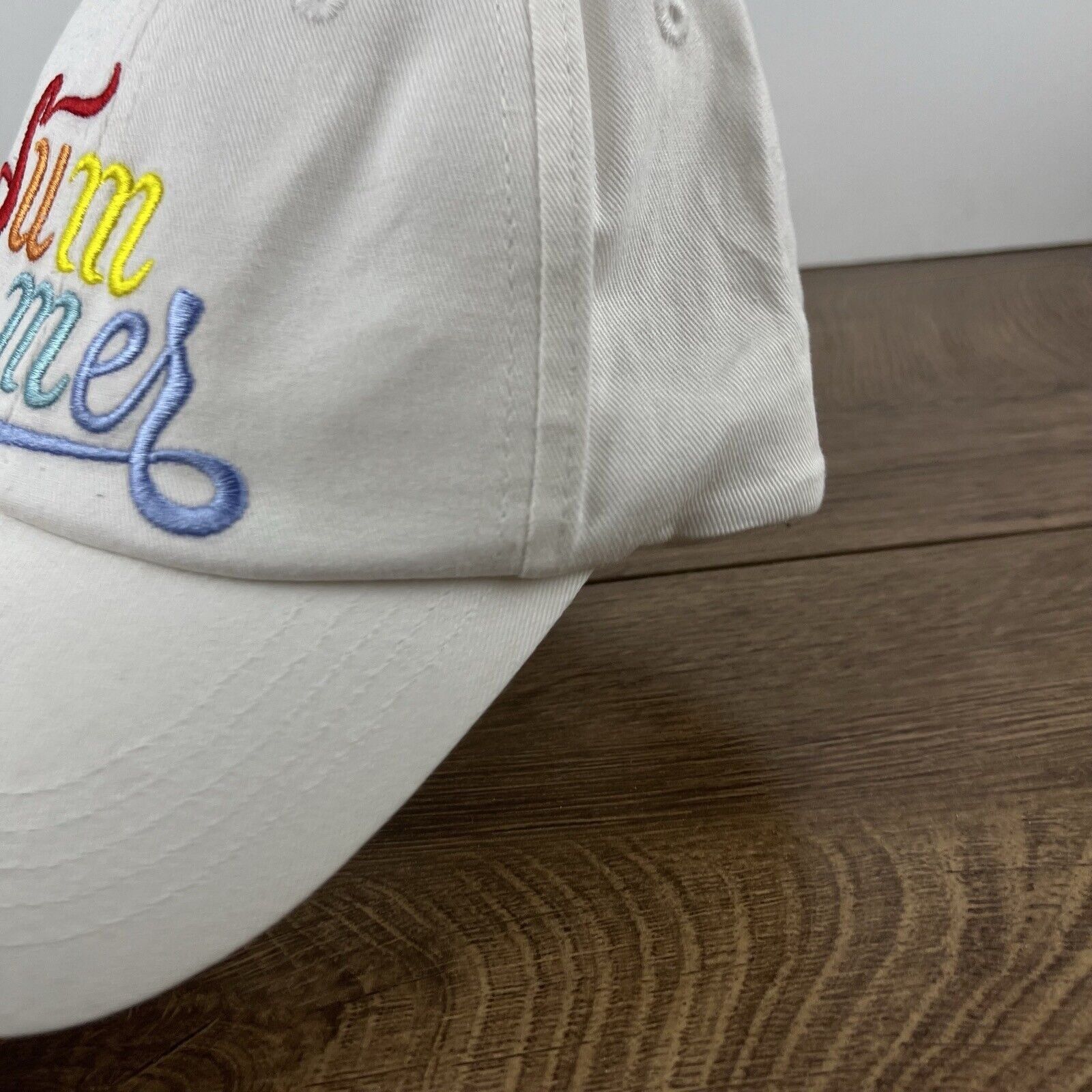 Other Summer Hat Summer Baseball Hat White Adjustable Hat White Ad Size ONE SIZE - 9 Thumbnail