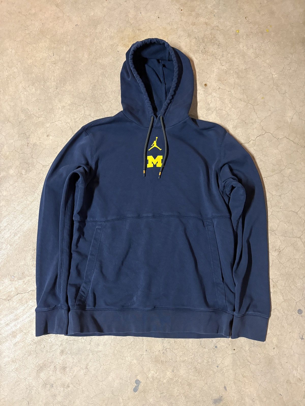 Jordan Brand Jordan Michigan Wolverines Dri-fit Hoodie Navy Size Medium Size US M / EU 48-50 / 2 - 1 Thumbnail