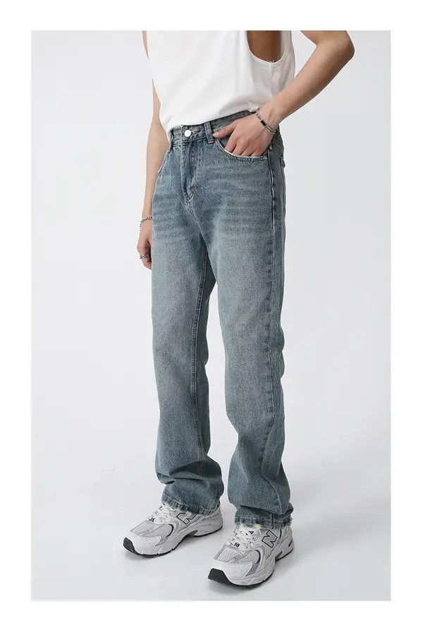 VIBE Mild straight leg loose retro washed jeans Size US 32 / EU 48 - 8 Thumbnail