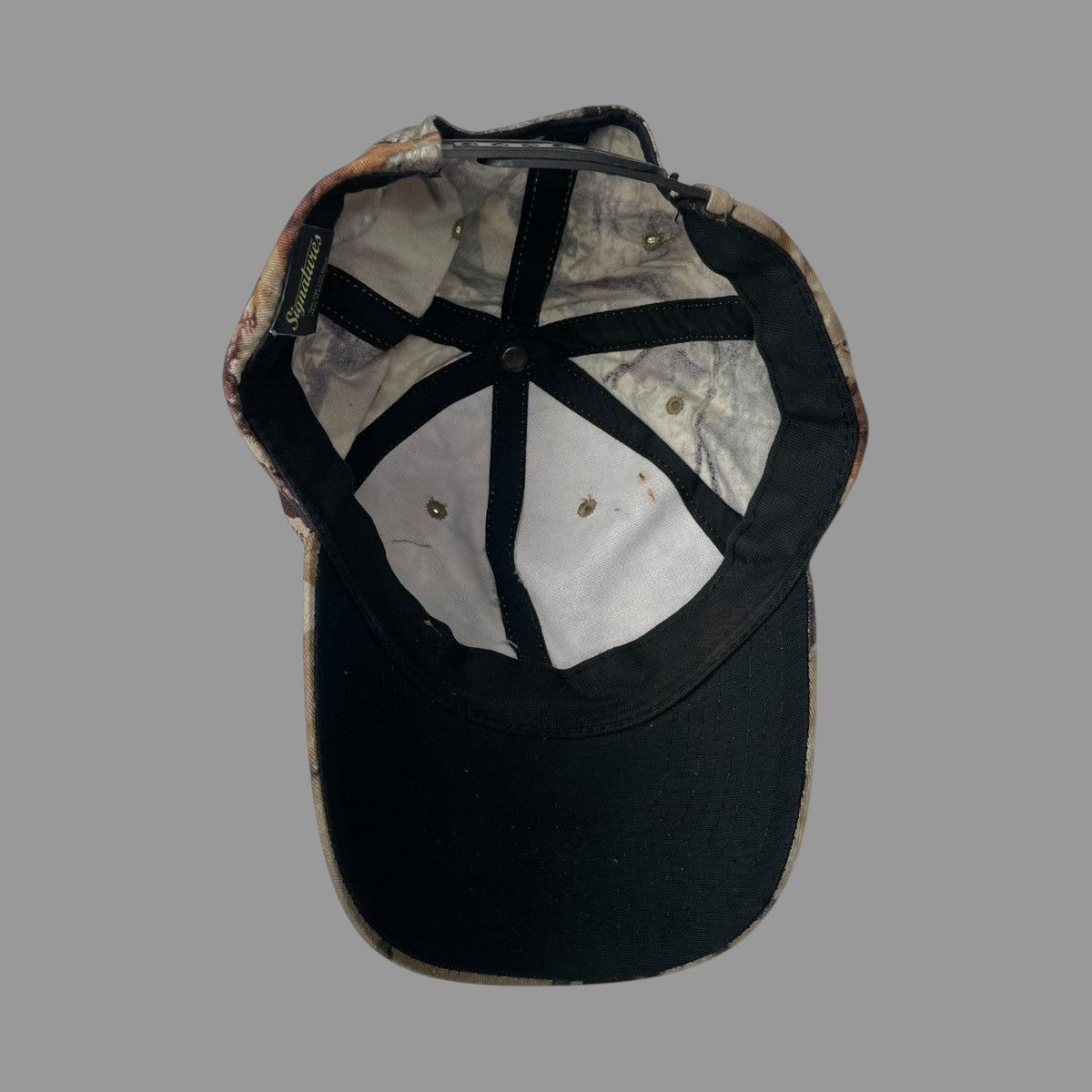 Vintage Vintage 90s blank camo hat Size ONE SIZE - 3 Thumbnail