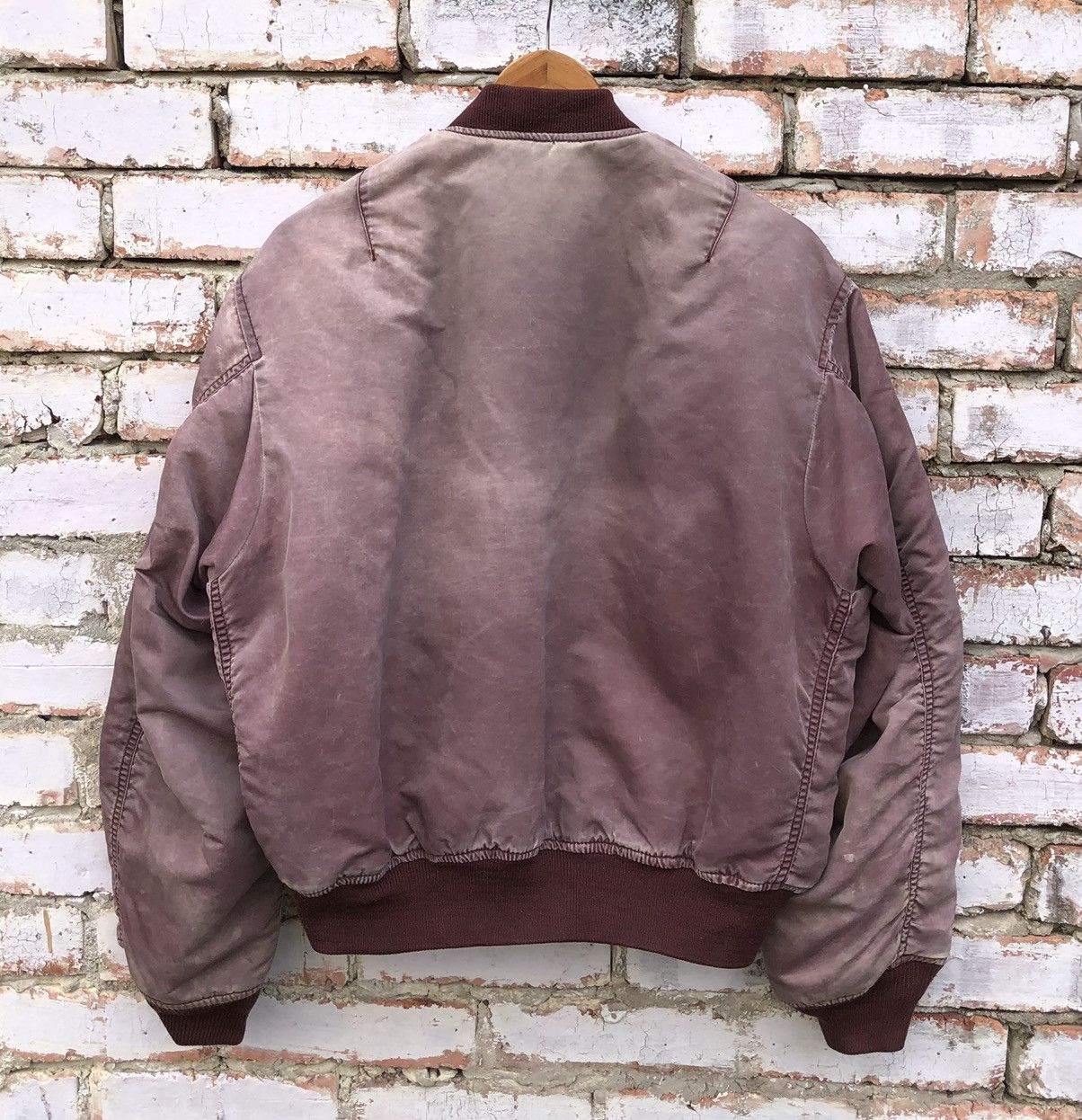Vintage Vintage Sun Faded Flyers Man Intermediate Ma-1 Bomber Jacket Size US M / EU 48-50 / 2 - 8 Thumbnail