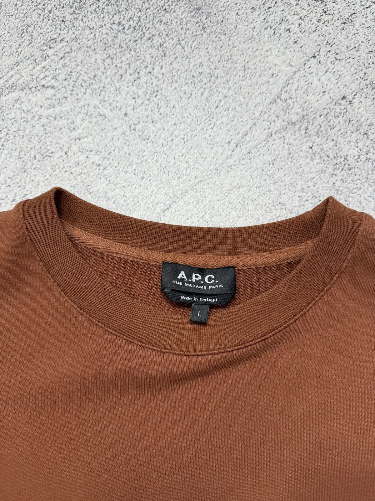 A.P.C. A.P.C “Rue Madame Paris” Crewneck Men’s Sweatshirt Size US L / EU 52-54 / 3 - 4 Thumbnail