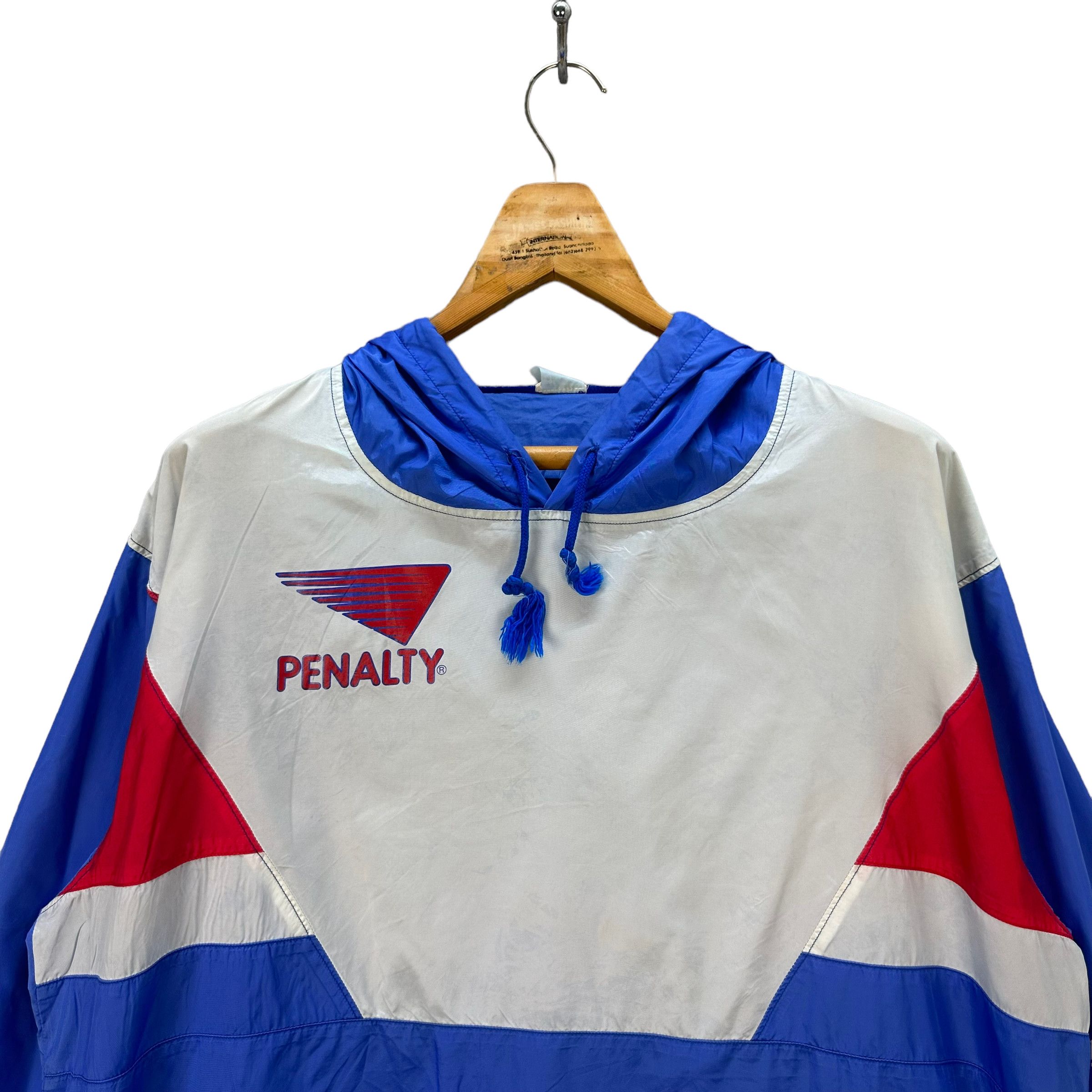 Penalty VINTAGE PENALTY BIG LOGO PULLOVER WINDBREAKER #7946-191 Size US L / EU 52-54 / 3 - 2 Thumbnail