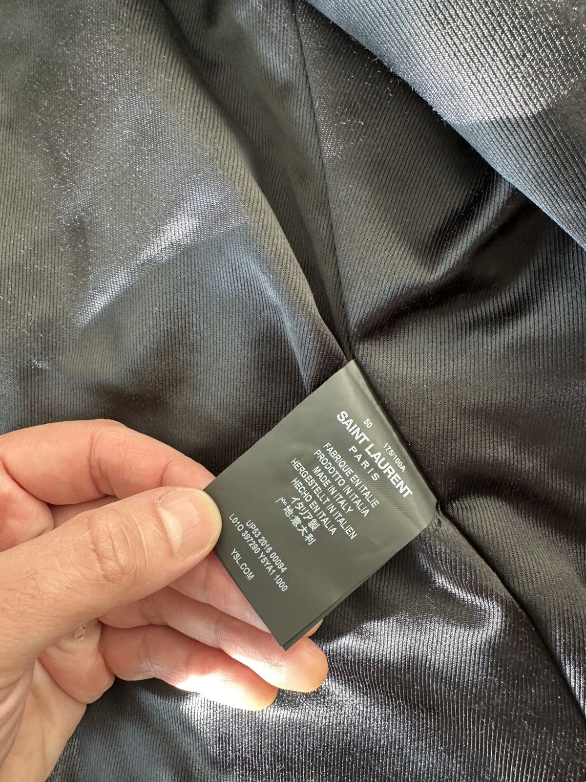Hedi Slimane × Saint Laurent Paris × Yves Saint Laurent SAINT LAURENT - L01 Leather Jacket by Hedi Slimane Size US M / EU 48-50 / 2 - 11 Thumbnail