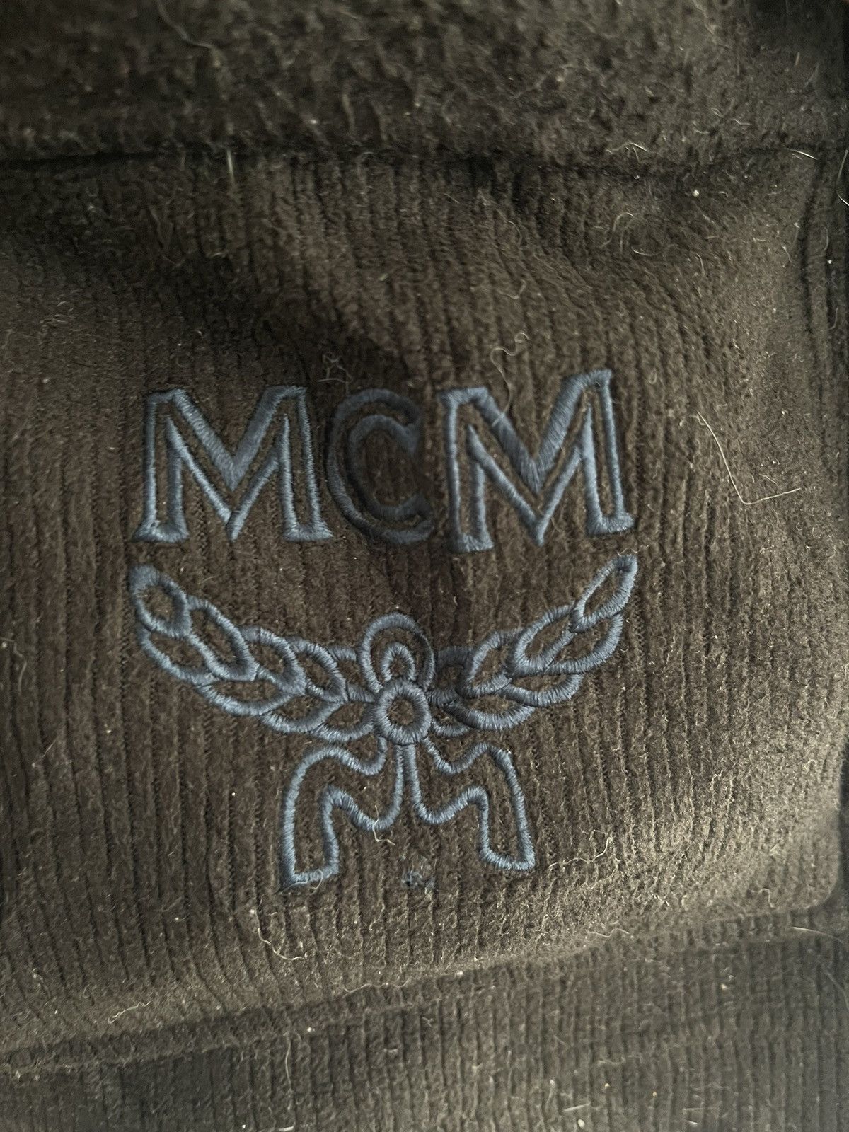 MCM MCM O.T.C Big Logo Fleece Full Zipper Jacket Size US L / EU 52-54 / 3 - 3 Thumbnail