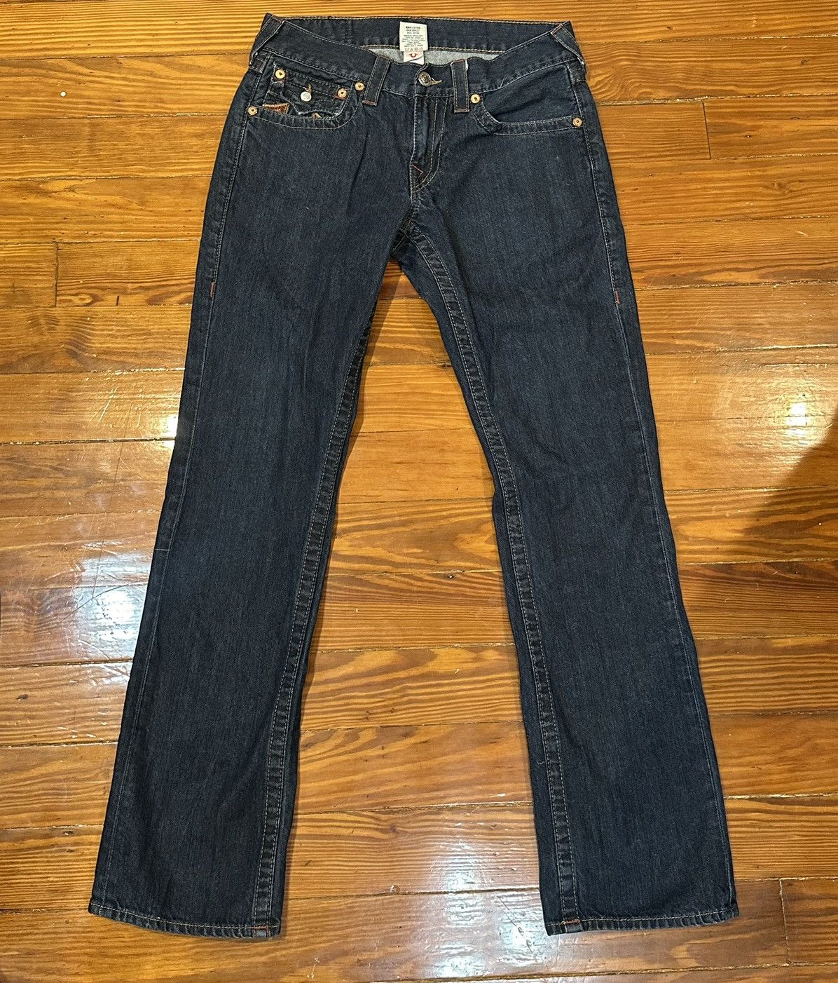 True Religion Rare True Religion Straight-Leg Jeans-Super T Stitch Size US 30 / EU 46 - 2 Thumbnail