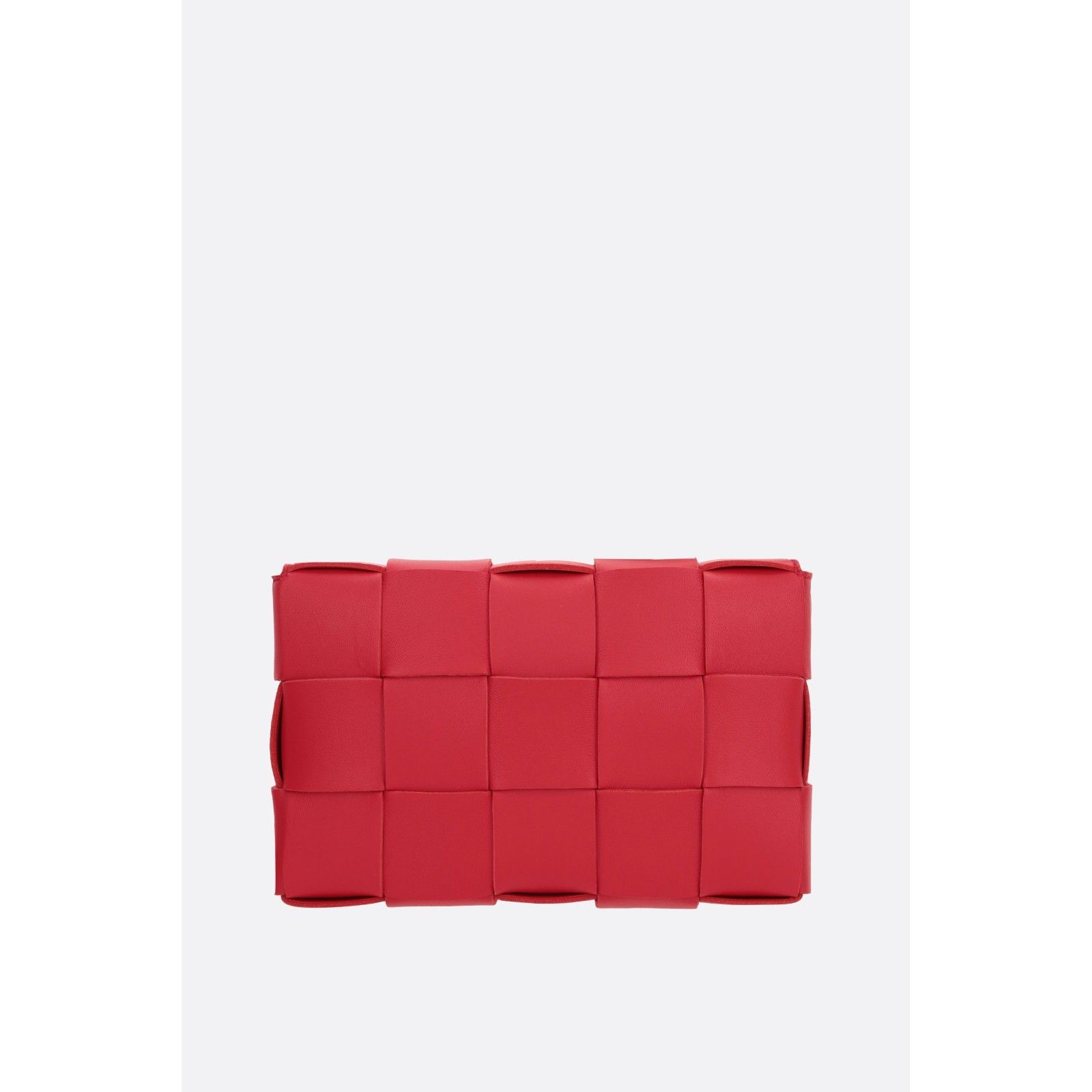 Bottega Veneta BOTTEGA VENETA Cassette Small Red Leather Shoulder Bag New Size ONE SIZE - 3 Thumbnail