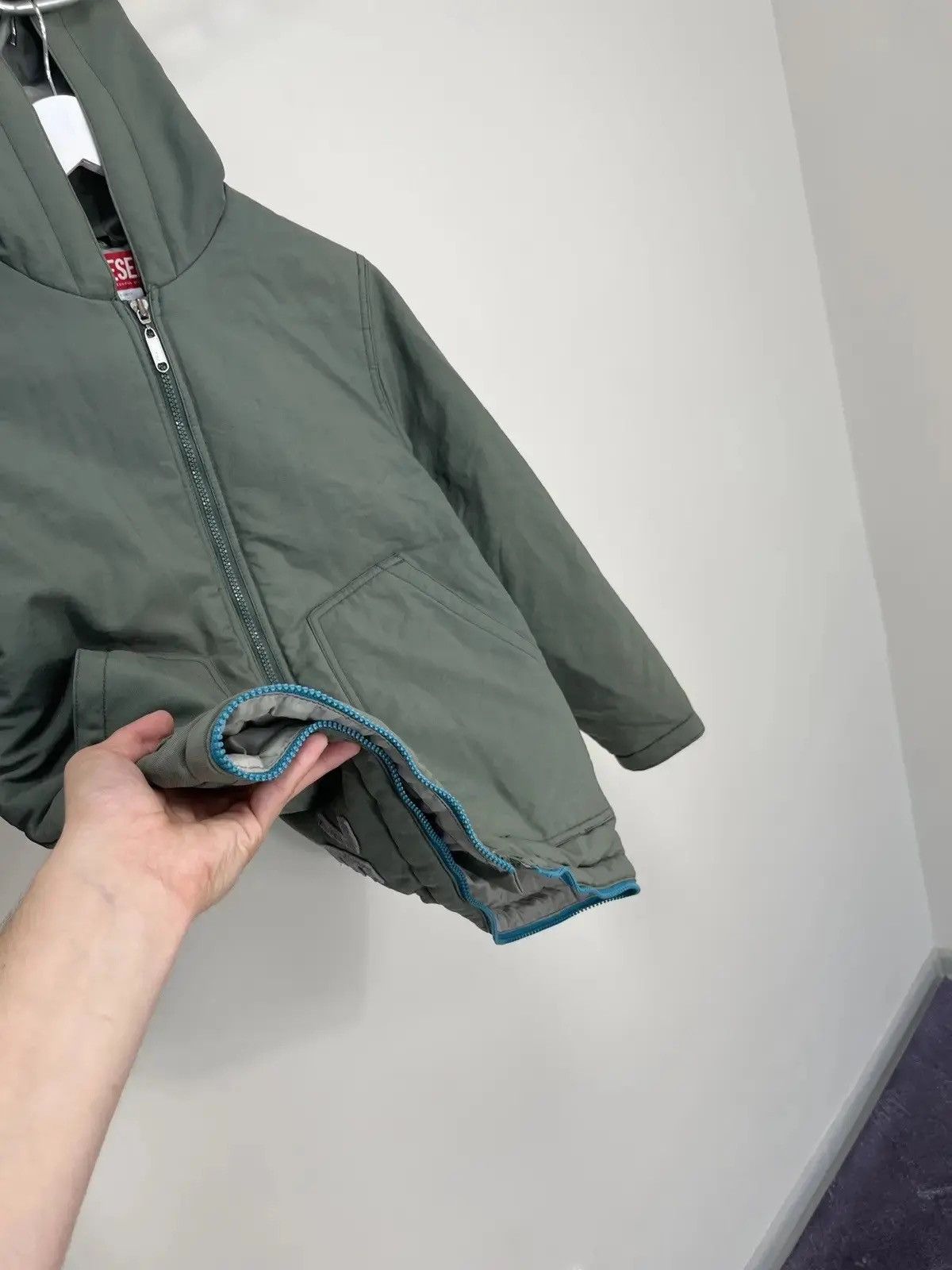 Diesel × Vintage Vintage Diesel Women's Y2K Hype Avant Garde Japanese Jacket Size L / US 10 / IT 46 - 5 Thumbnail