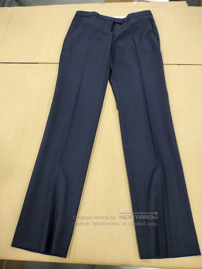Helmut Lang HELMUT LANG 2004 Spring/Summer Classic Striped Trousers Size 40L - 1 Thumbnail