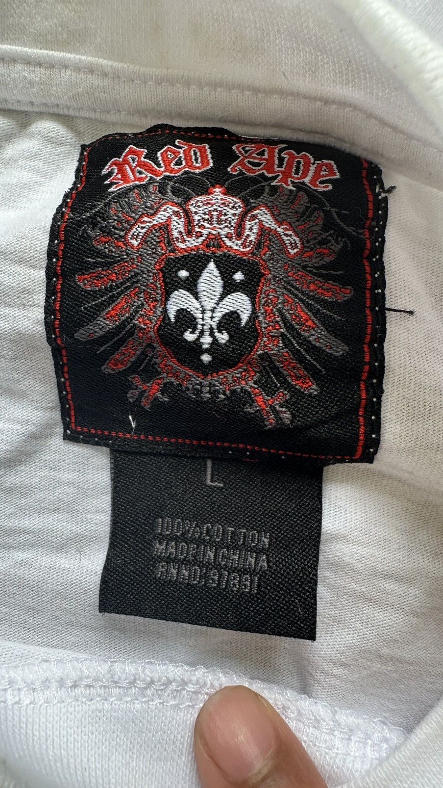 Affliction RED APE Y2K AFFLICTION TEE Size US L / EU 52-54 / 3 - 4 Thumbnail
