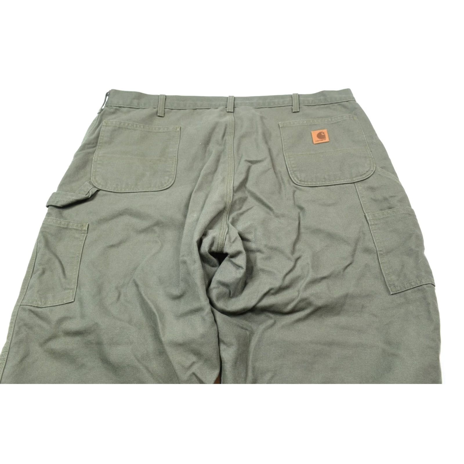 Carhartt Carhartt Loose Fit Washed Duck Flannel Lined Work Pants Mens 46x32 Moss Green Size US 30 / EU 46 - 7 Thumbnail