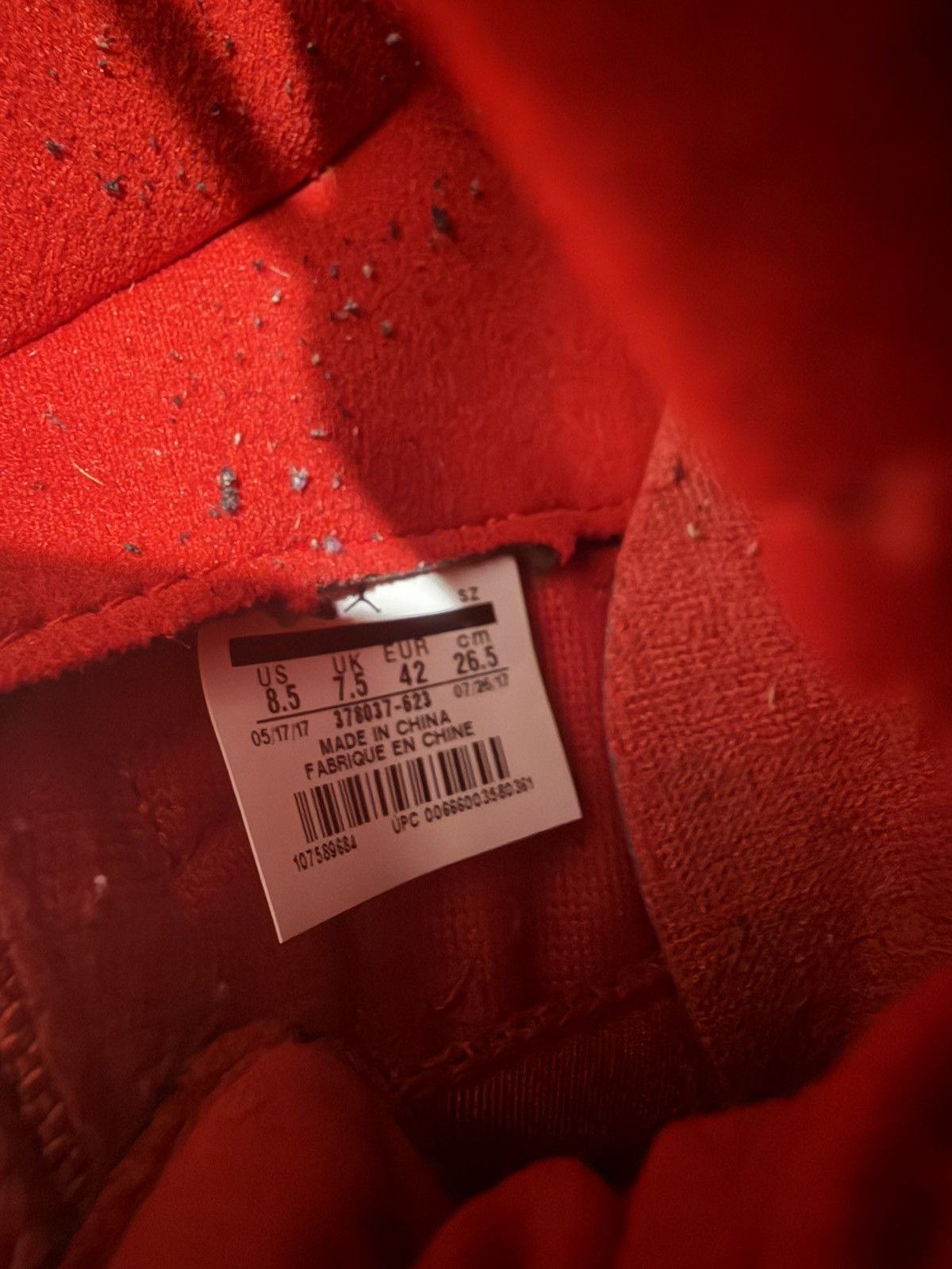 Nike Gym Red Jordan 11 Size US 8.5 / EU 41-42 - 15 Thumbnail