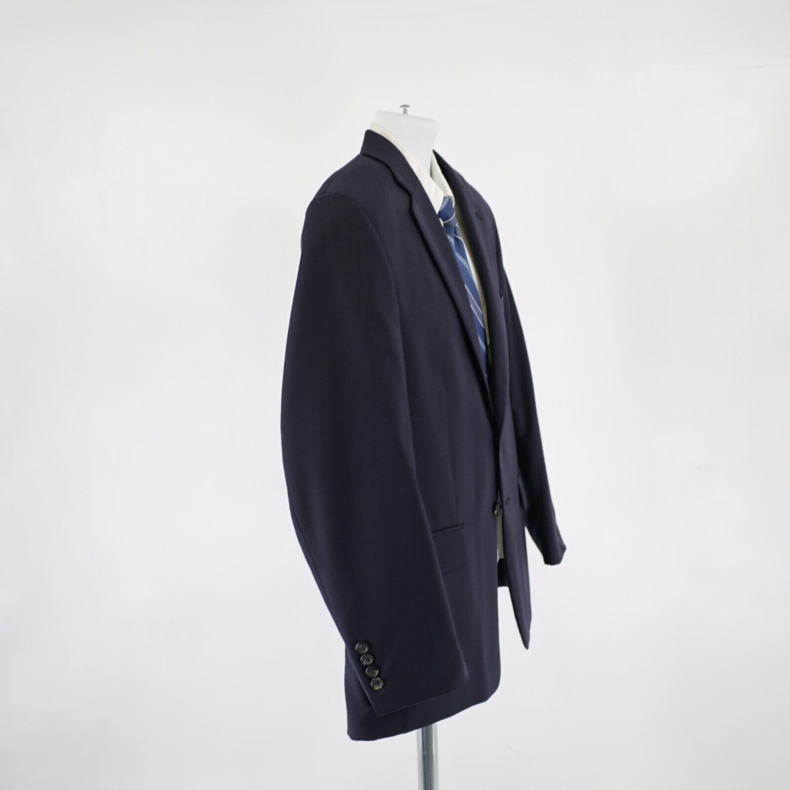 Lauren Ralph Lauren Lauren Ralph Lauren Twill Wool Blue 42R Suit Jacket / Blazer Size 42R - 7 Thumbnail