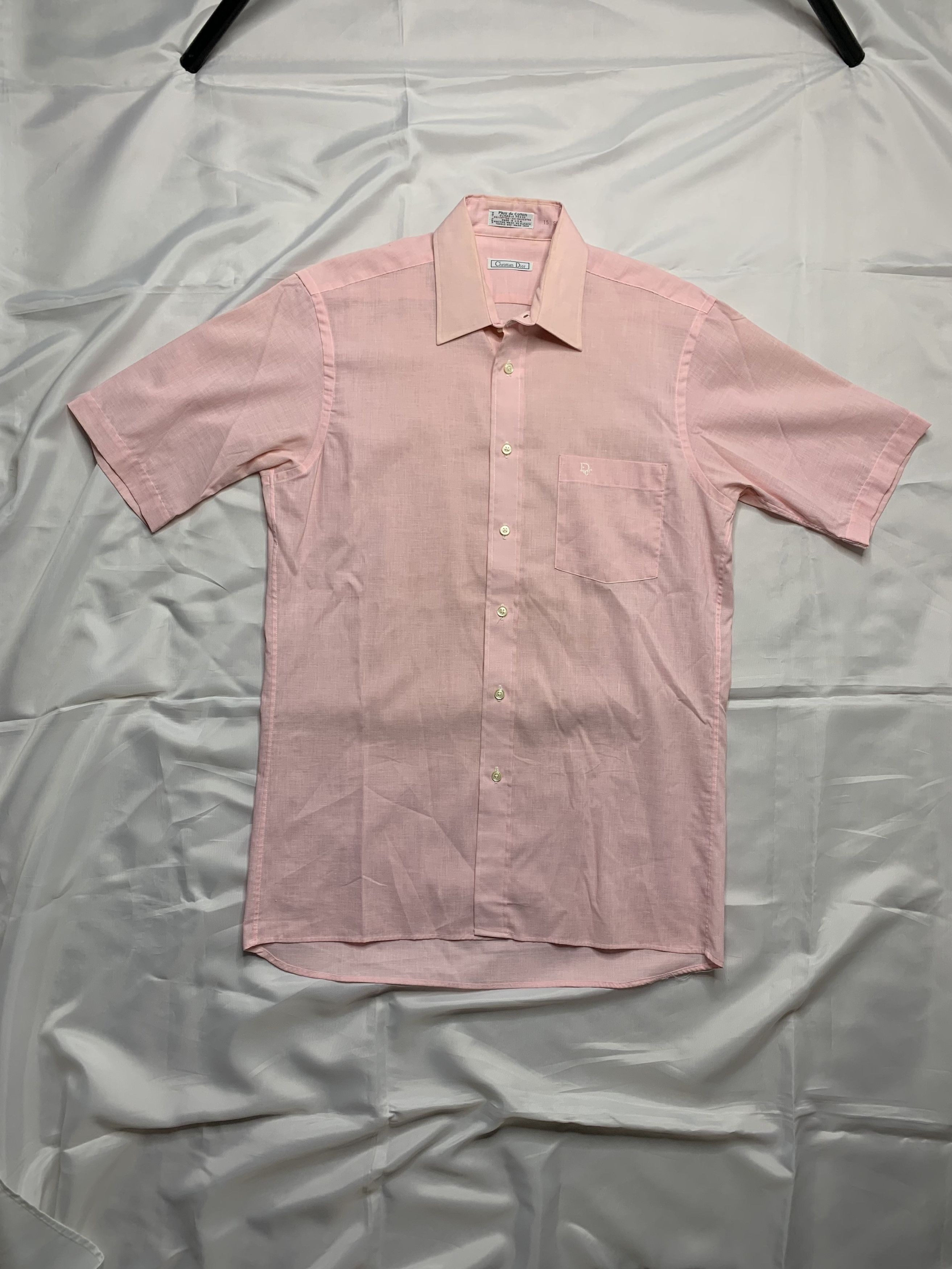 Christian Dior Monsieur Vintage Easter Pink Christian Dior Button Up Shirt Size US M / EU 48-50 / 2 - 2 Thumbnail