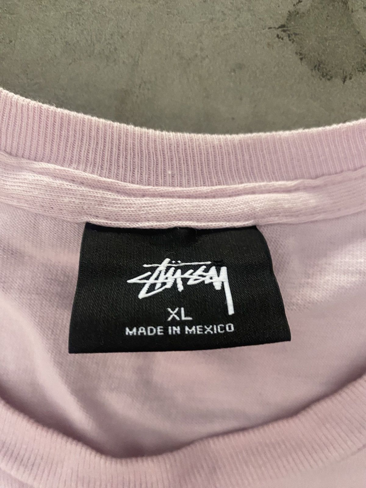 Stussy Vintage Stussy Acid Wash Pale Pink Size US XL / EU 56 / 4 - 3 Thumbnail