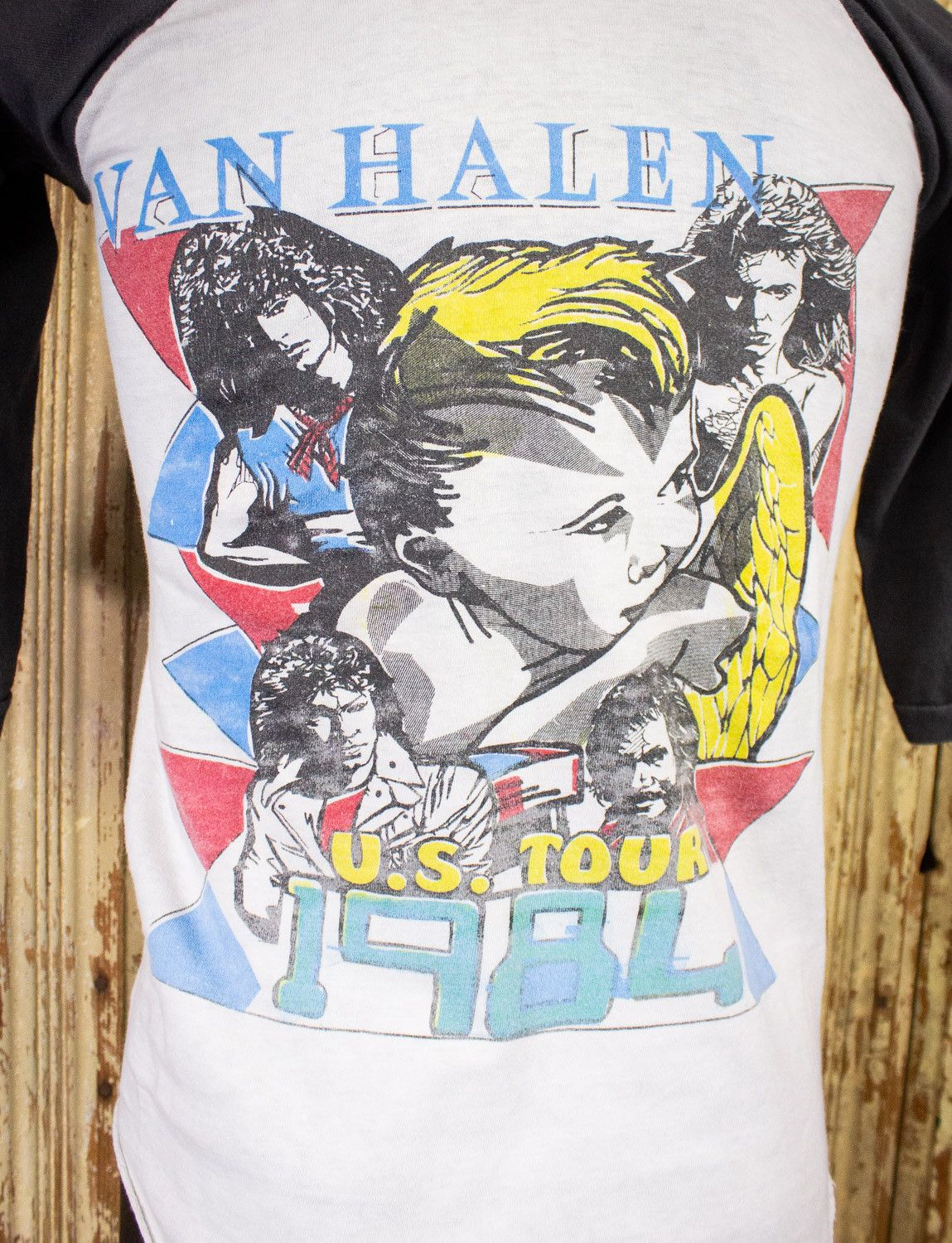 Band Tees × Vintage Vintage Van Halen 1984 Tour Parking Lot Concert T Shirt 1984 Size US XS / EU 42 / 0 - 5 Thumbnail