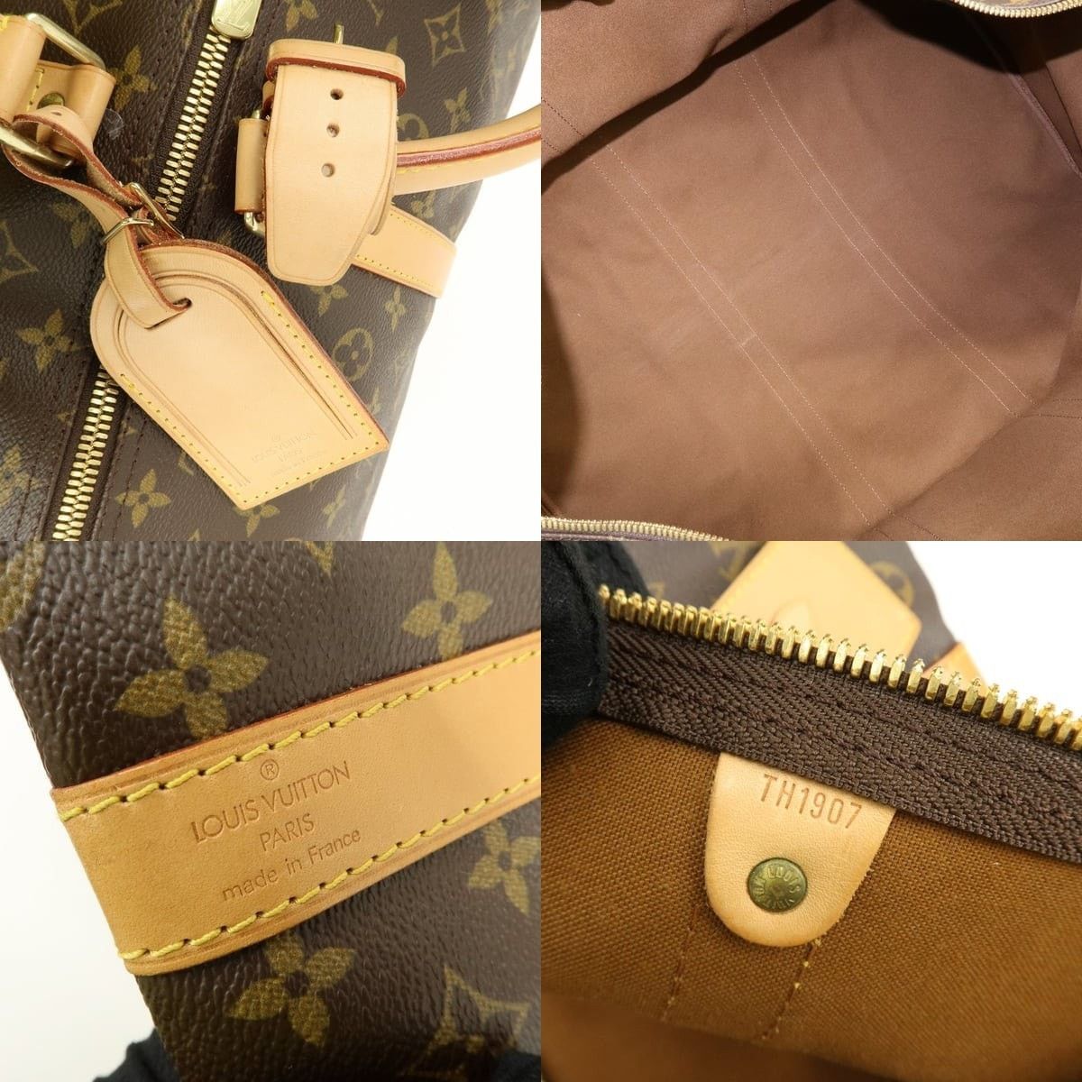 Louis Vuitton Louis Vuitton Monogram Keepall Bandouliere 60 Duffle Bag Size ONE SIZE - 7 Thumbnail