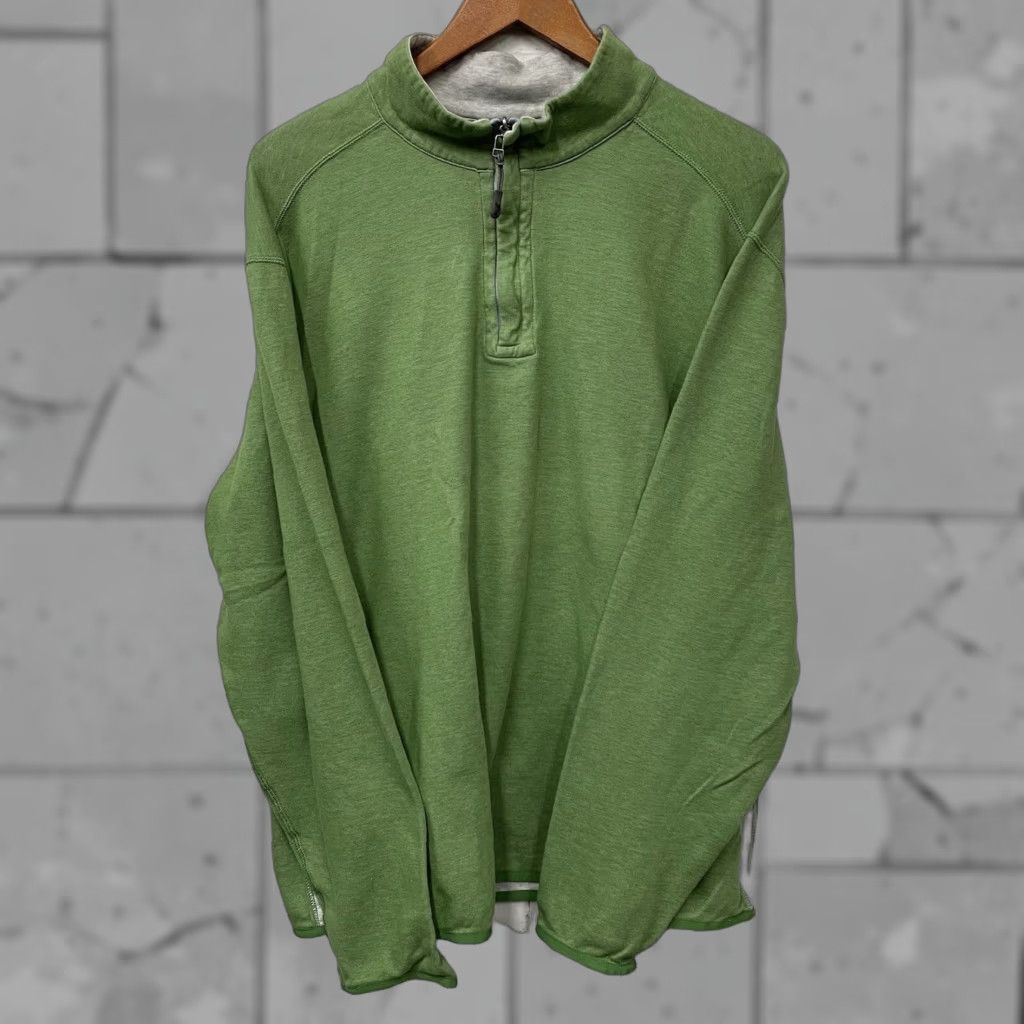 Tommy Bahama Tommy Bahama Pullover Sweater Green Half Zip-up Mens XL Size US XL / EU 56 / 4 - 1 Thumbnail