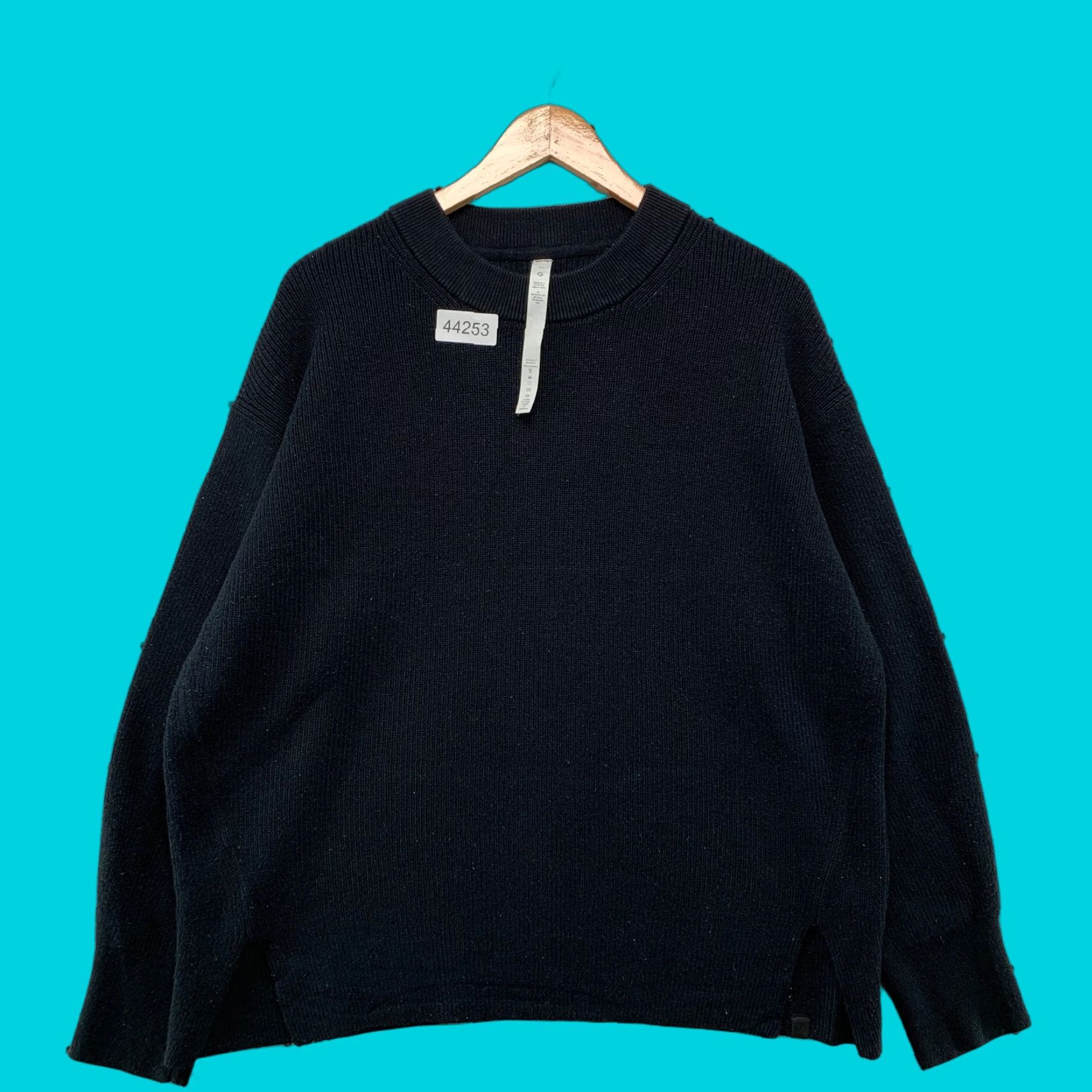 Lululemon Lululemon Merino Wool Pullover Sweater Womens Size 12 Black RIb Knit Size XL / US 12-14 / IT 48-50 - 1 Thumbnail